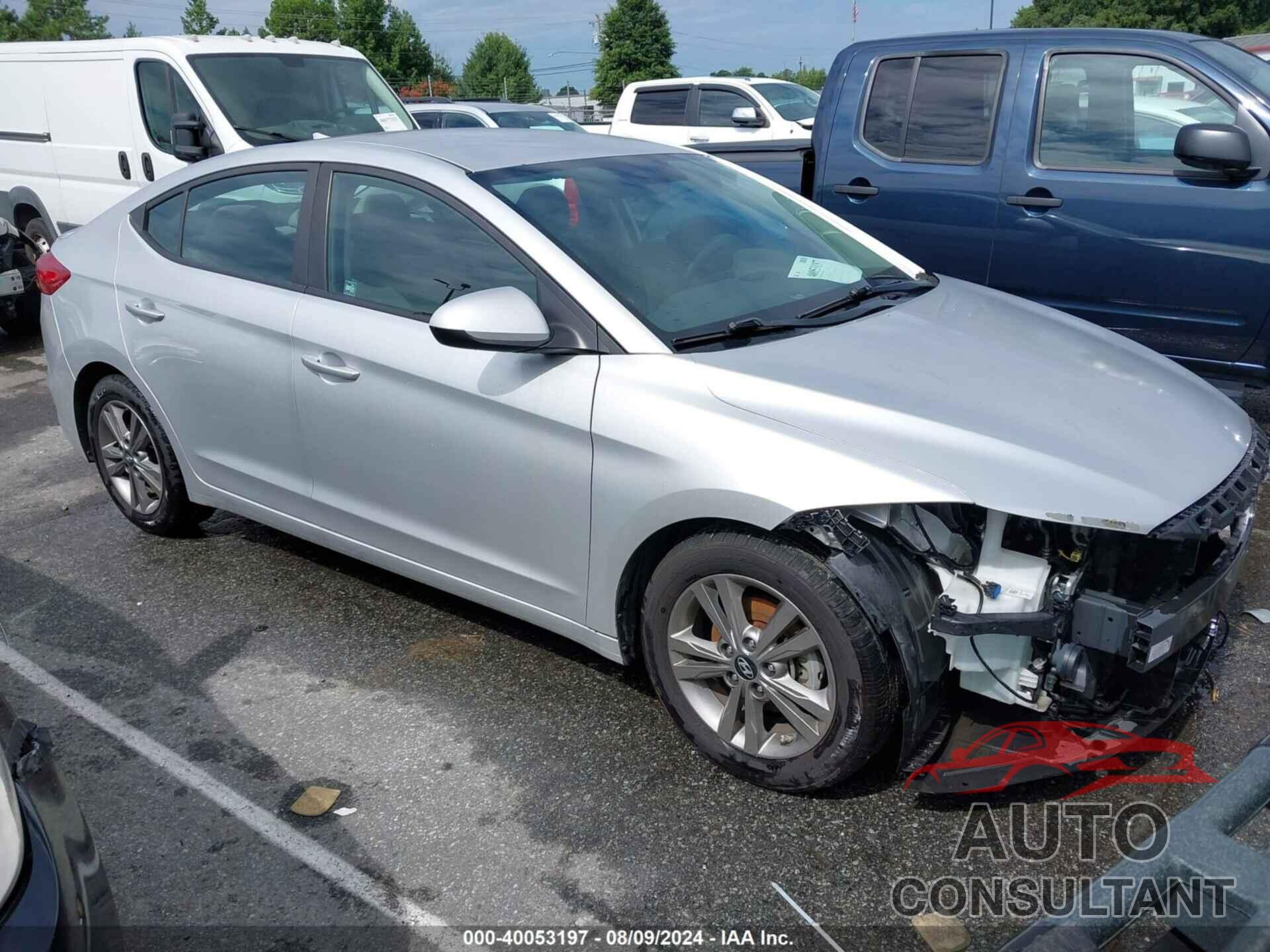 HYUNDAI ELANTRA 2018 - 5NPD84LF7JH308689