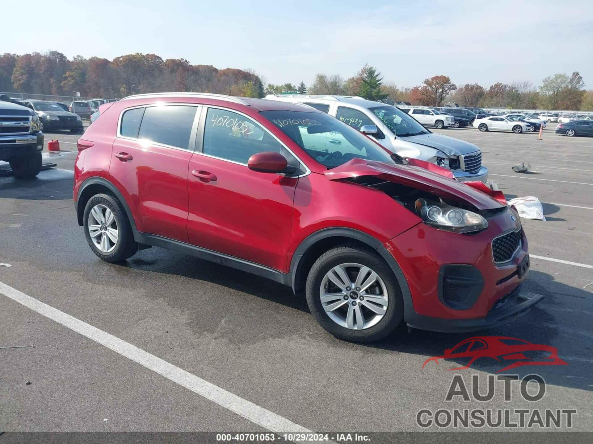 KIA SPORTAGE 2018 - KNDPM3AC4J7482610