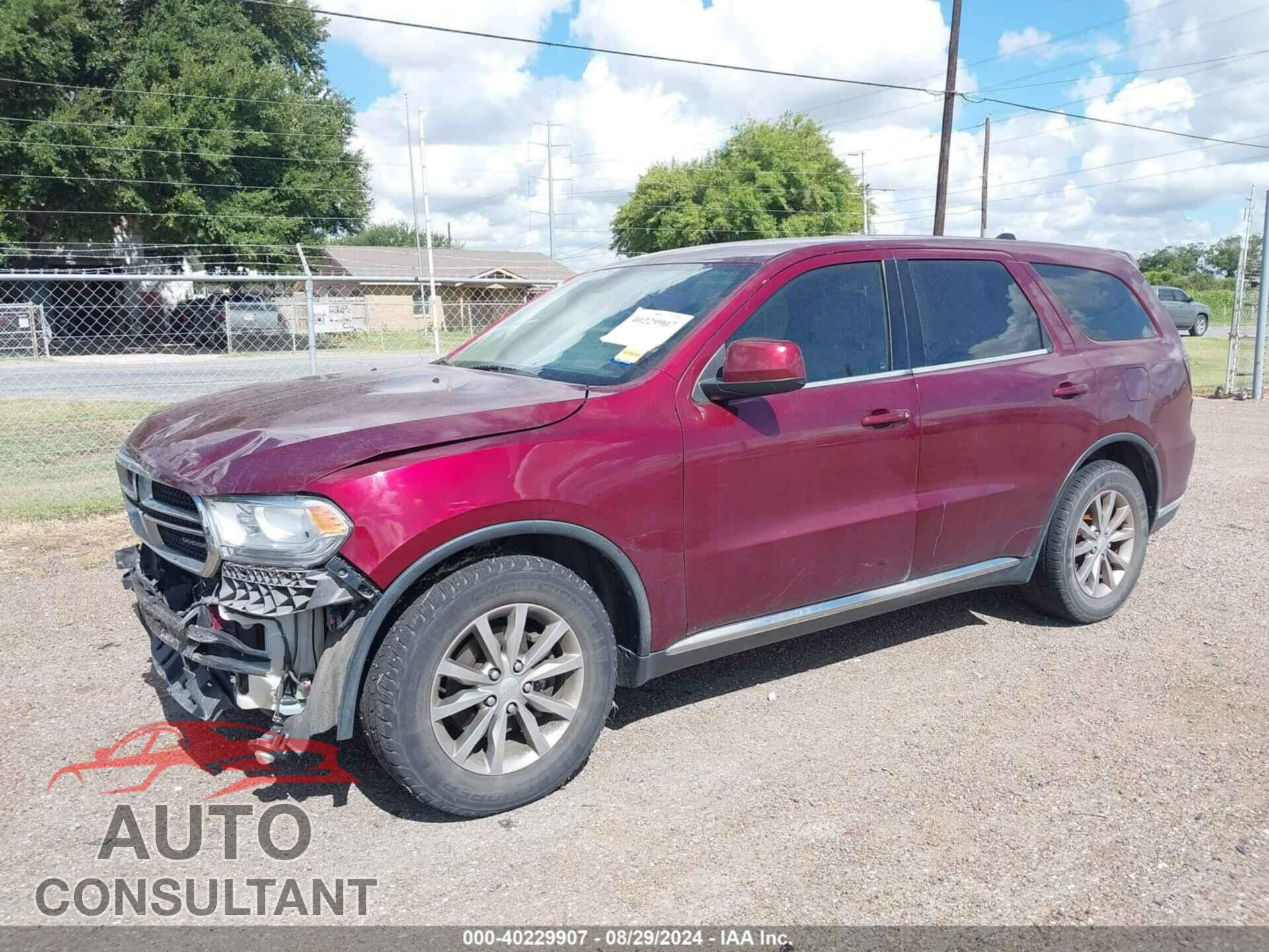 DODGE DURANGO 2018 - 1C4RDHAG1JC100629