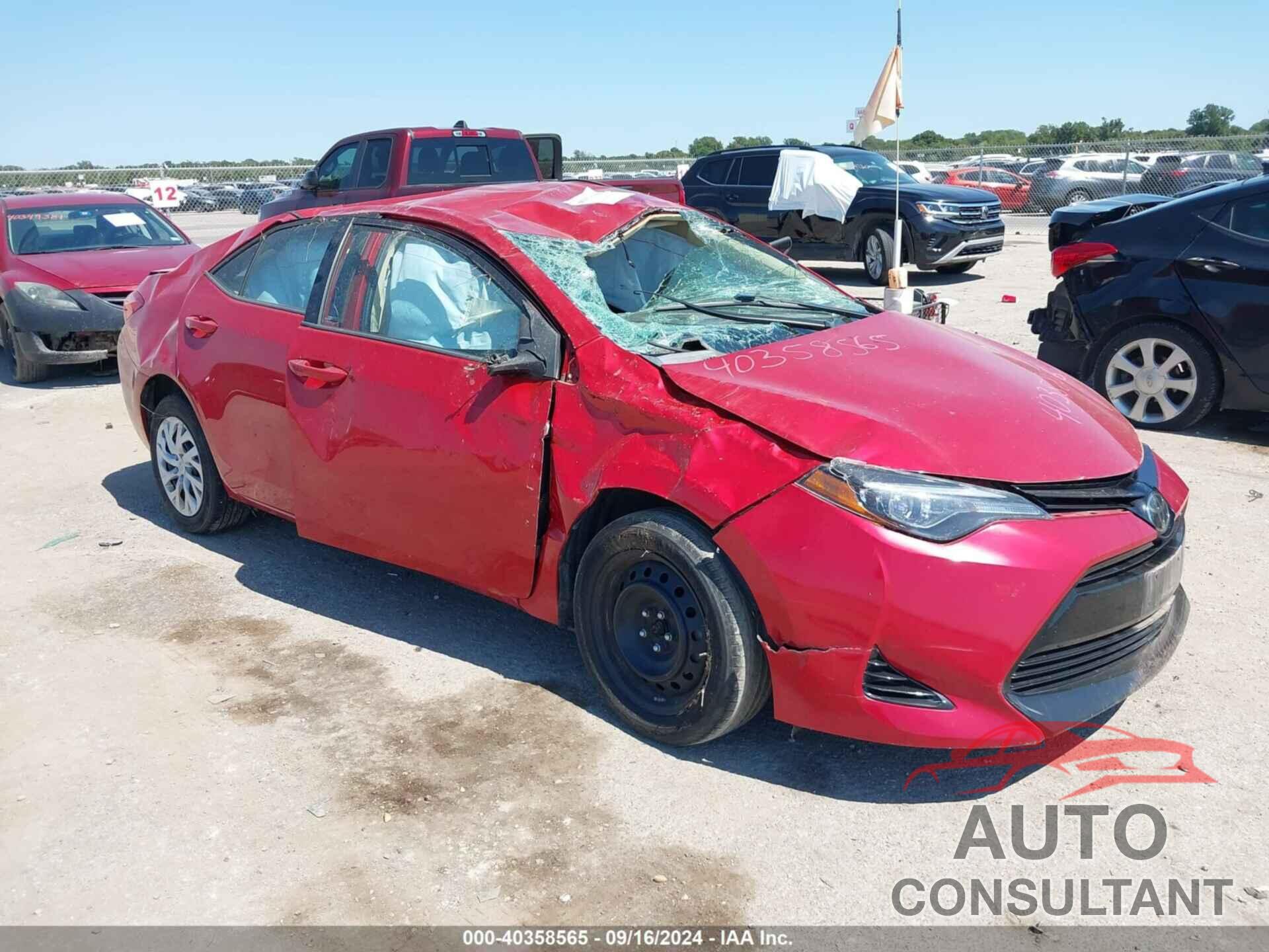 TOYOTA COROLLA 2017 - 2T1BURHE7HC924616