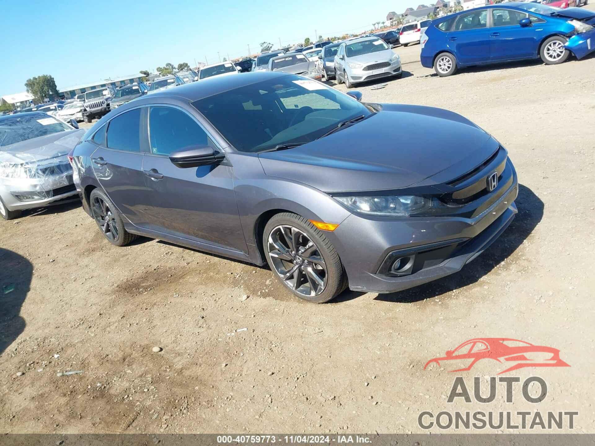 HONDA CIVIC 2019 - 2HGFC2F89KH517937