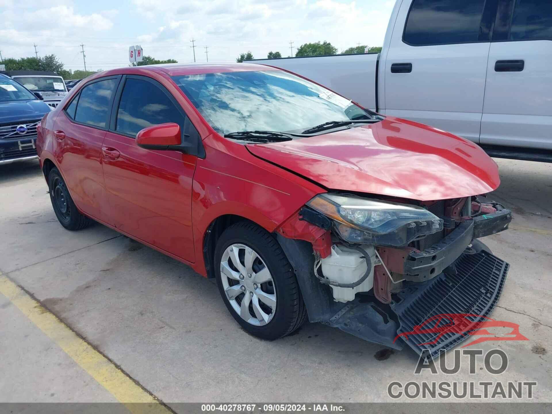 TOYOTA COROLLA 2017 - 5YFBURHE1HP575274