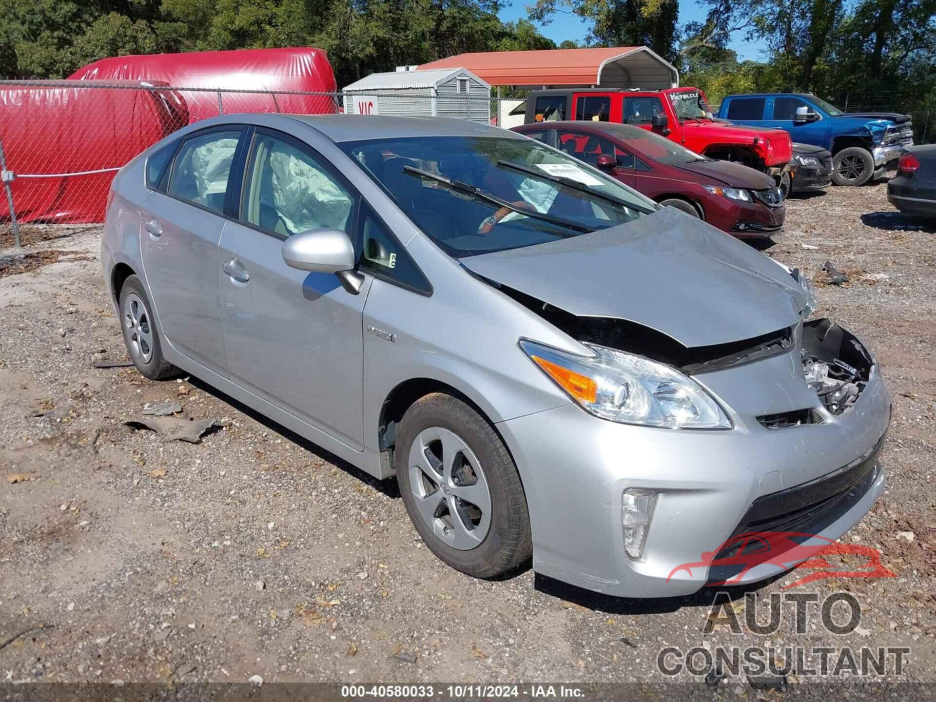 TOYOTA PRIUS 2014 - JTDKN3DU6E0363712