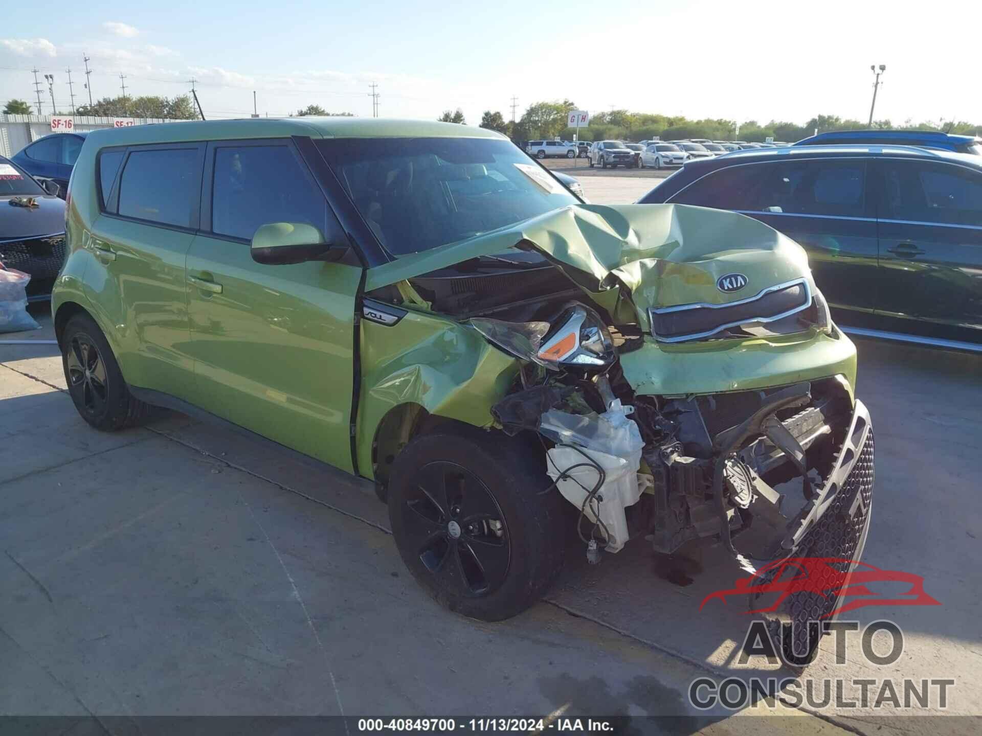 KIA SOUL 2016 - KNDJN2A25G7853528