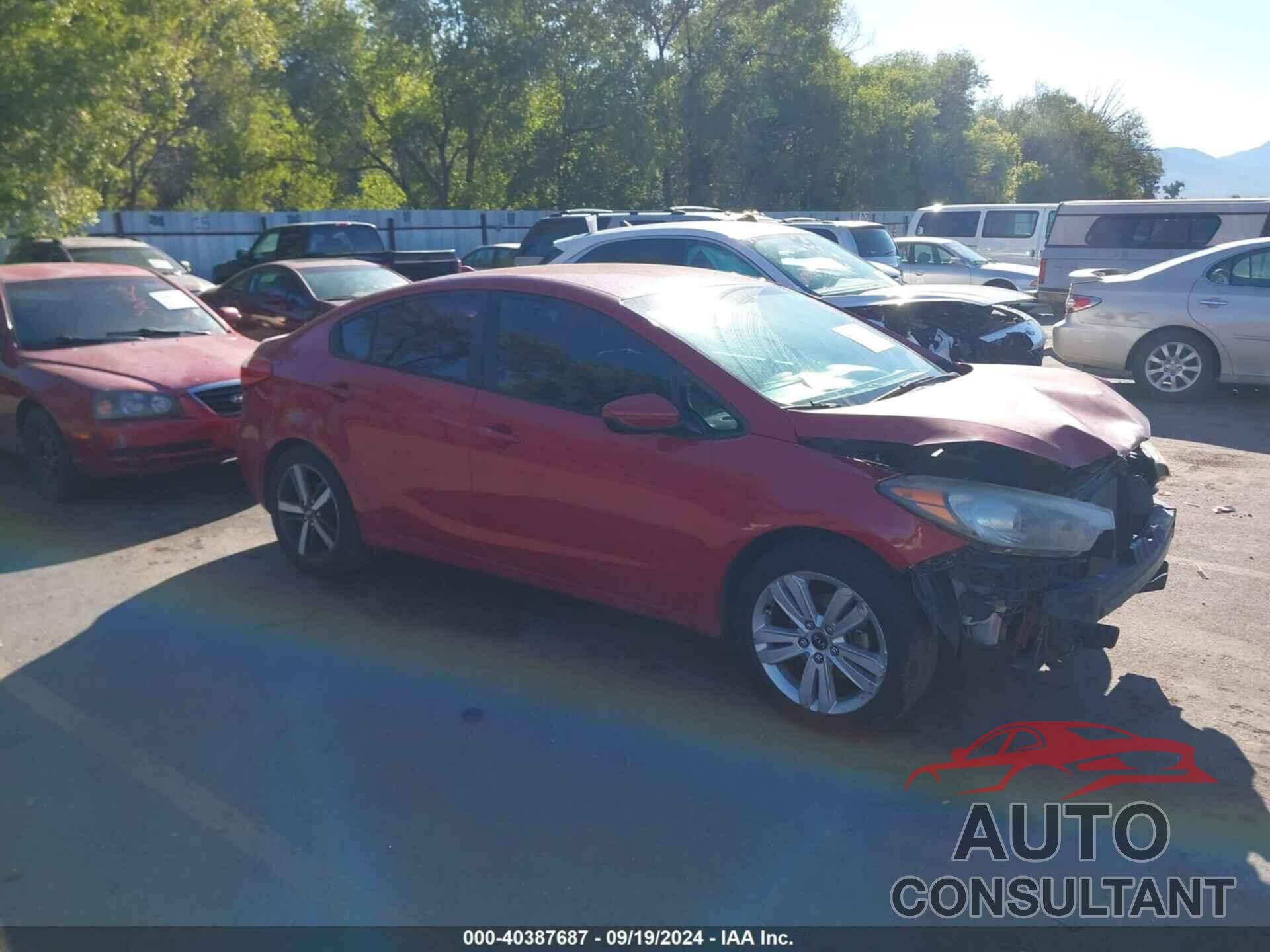 KIA FORTE 2016 - KNAFK4A61G5544922