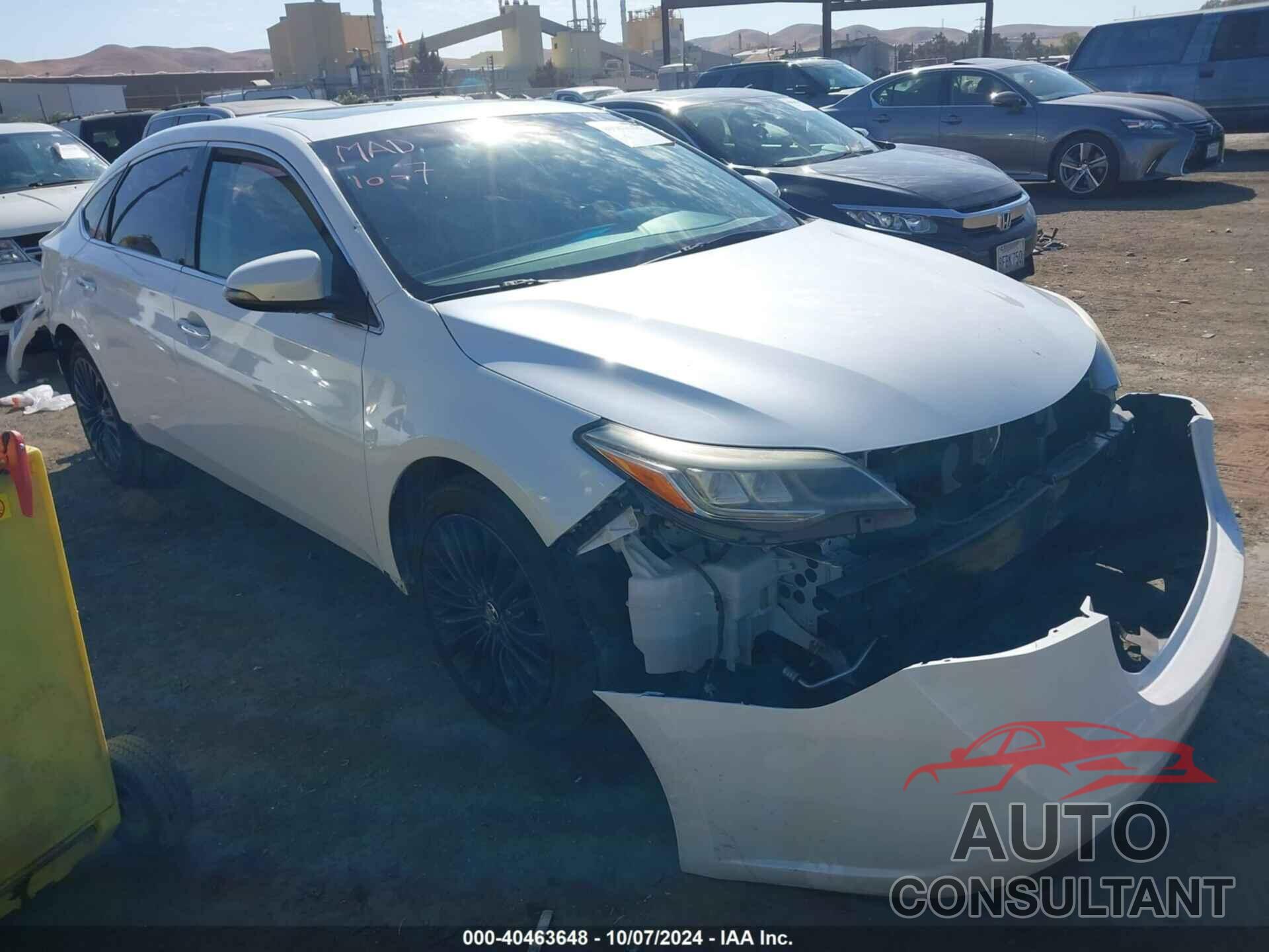 TOYOTA AVALON 2016 - 4T1BK1EB6GU207526