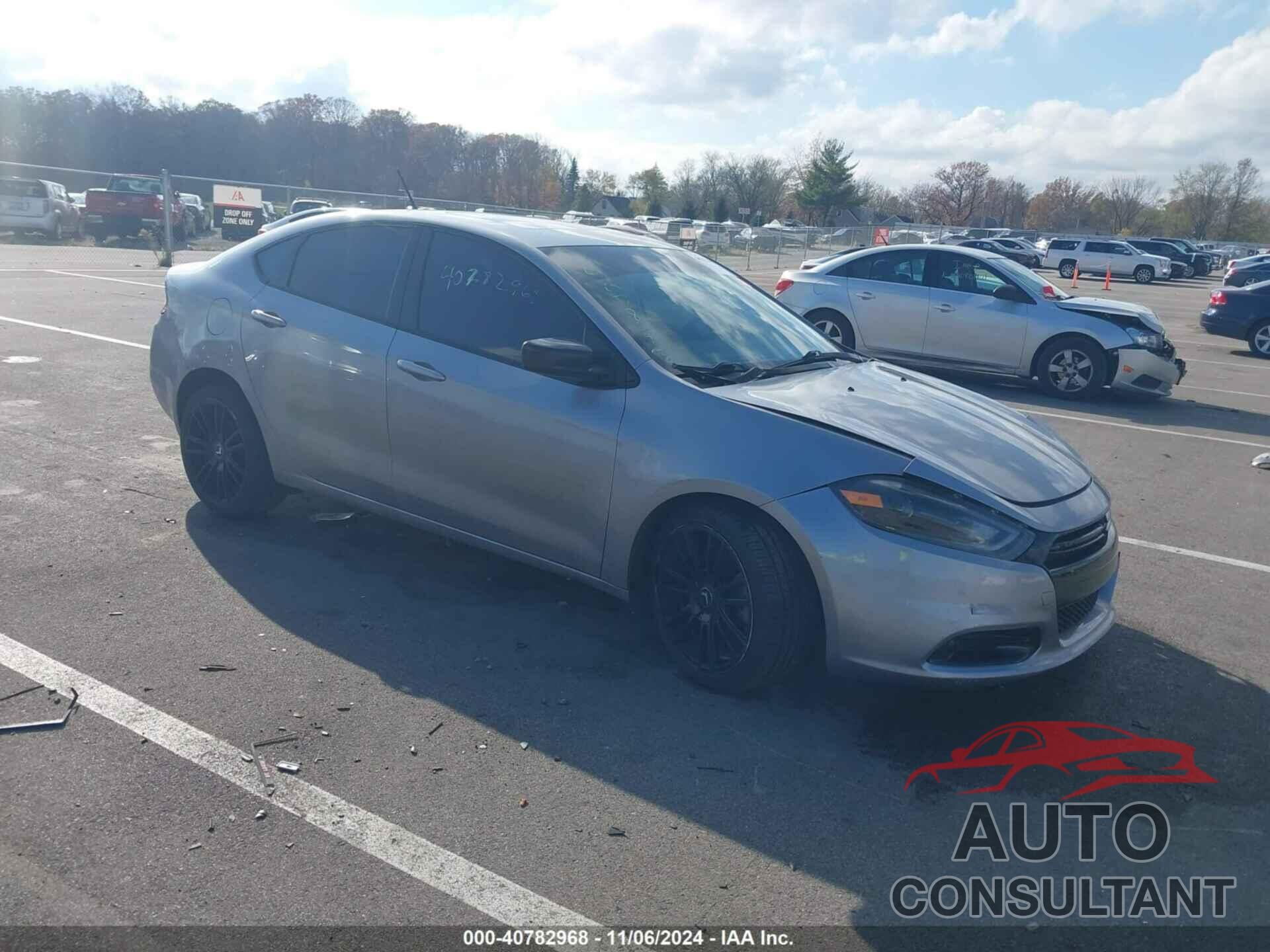 DODGE DART 2015 - 1C3CDFBB3FD378256