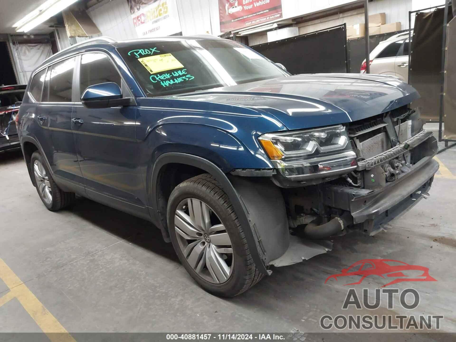 VOLKSWAGEN ATLAS 2019 - 1V2WP2CA0KC599438