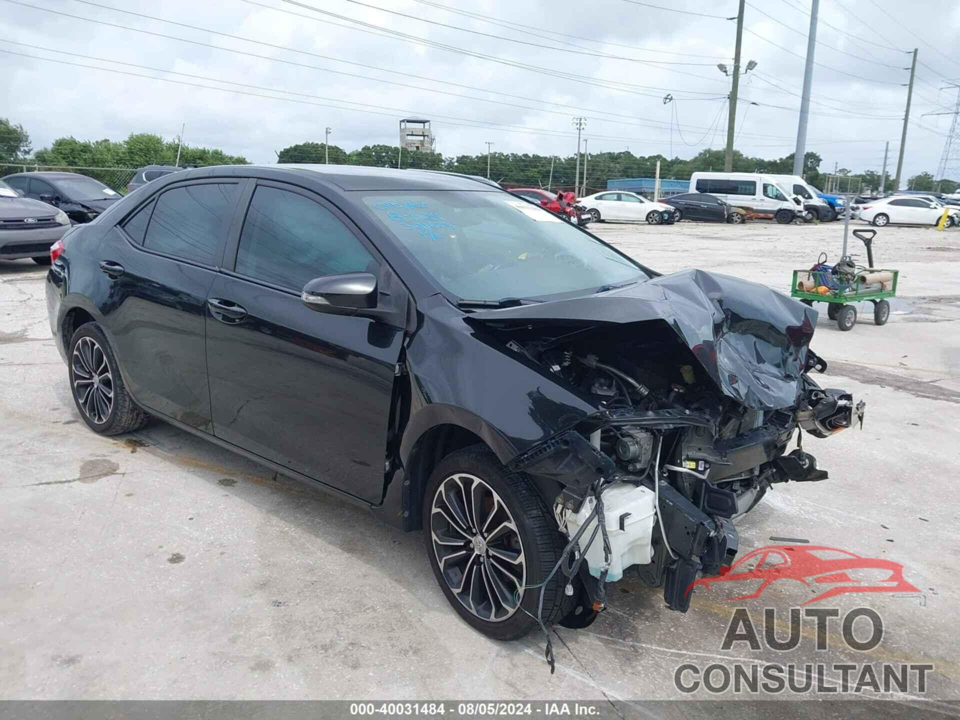 TOYOTA COROLLA 2016 - 2T1BURHE3GC498468