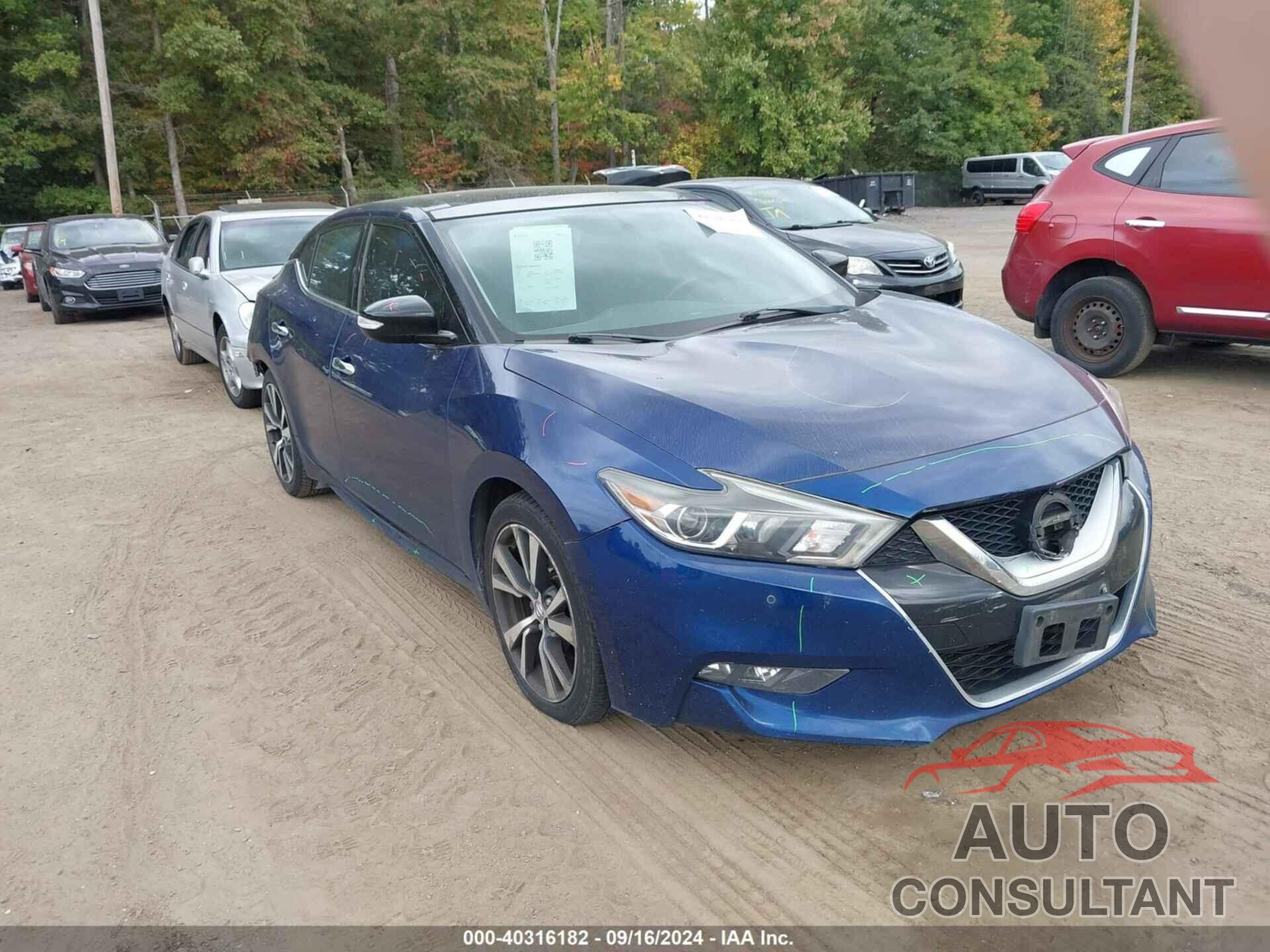 NISSAN MAXIMA 2017 - 1N4AA6AP3HC419623