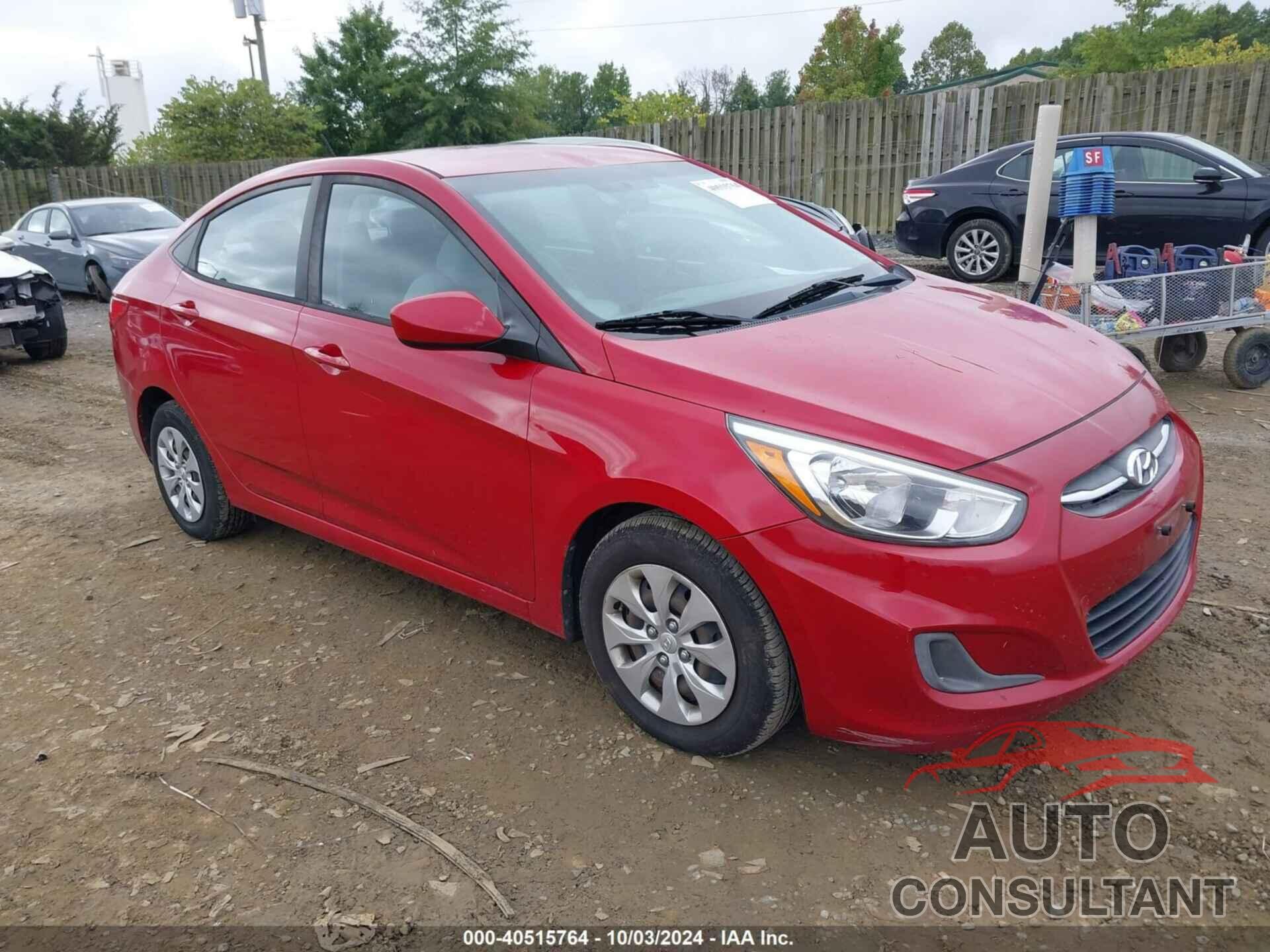 HYUNDAI ACCENT 2017 - KMHCT4AE0HU306587