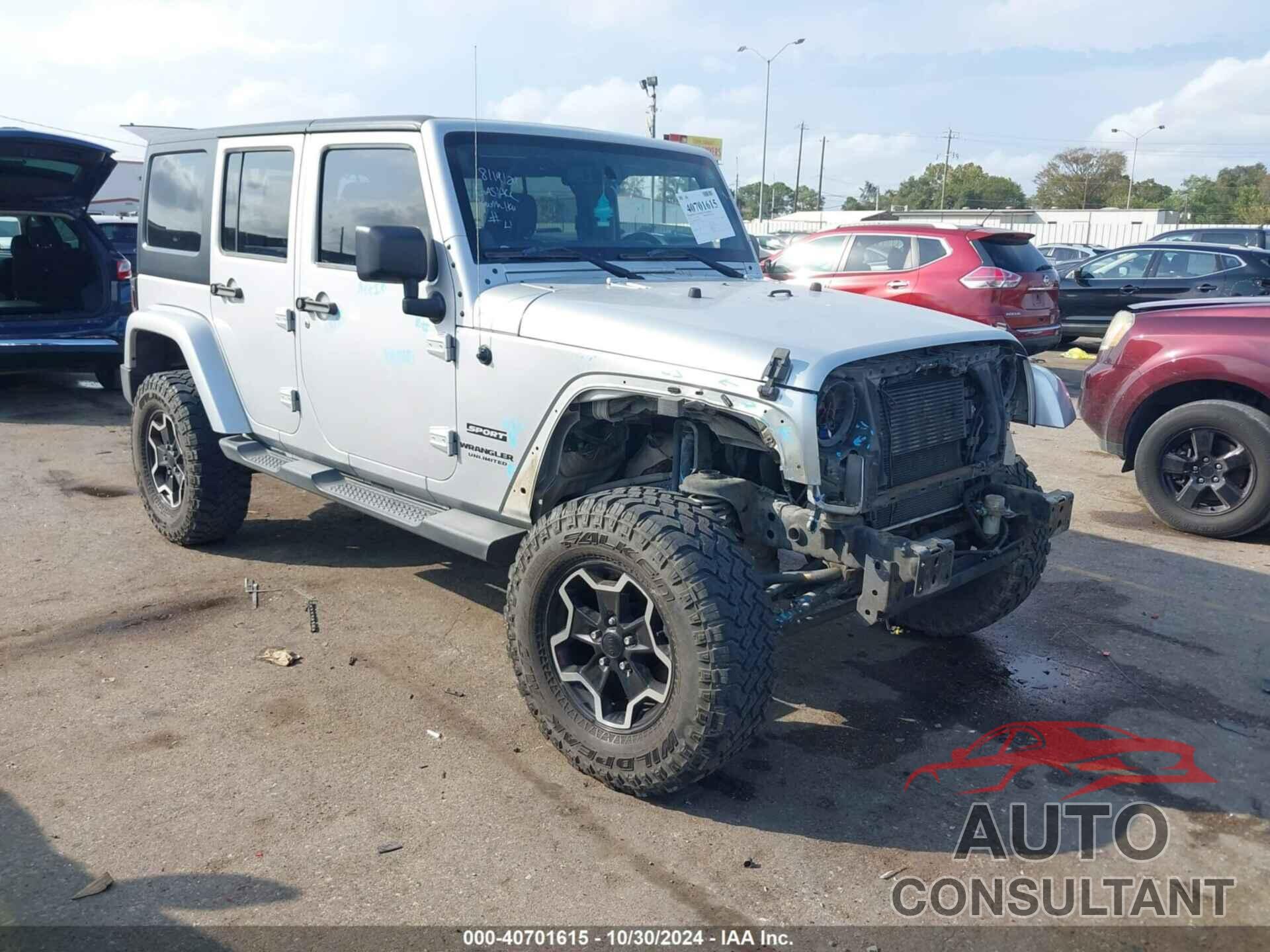 JEEP WRANGLER UNLIMITED 2012 - 1C4BJWDG7CL214423