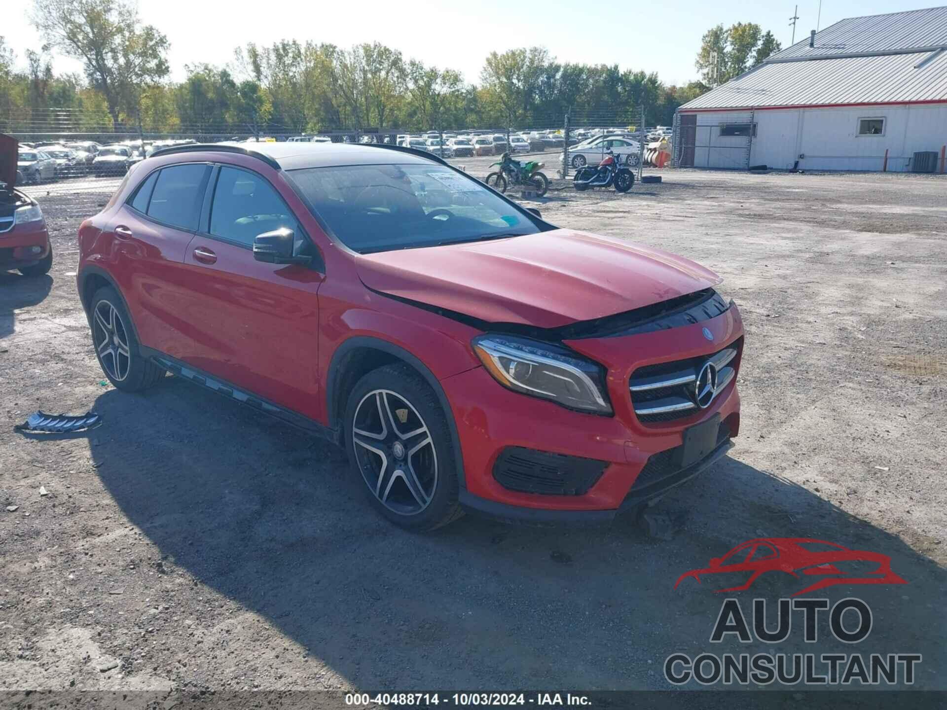 MERCEDES-BENZ GLA 250 2017 - WDCTG4EB4HJ329651