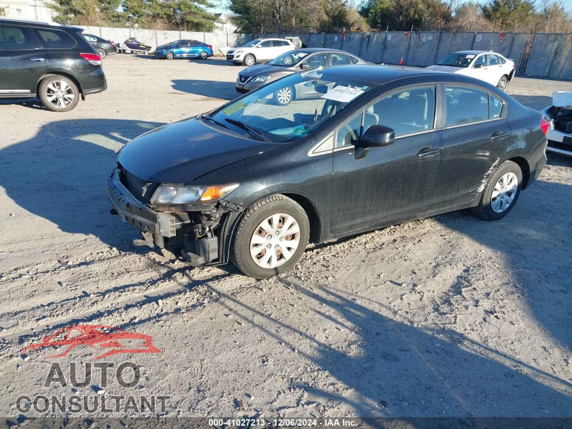 HONDA CIVIC 2012 - 19XFB2F54CE382967