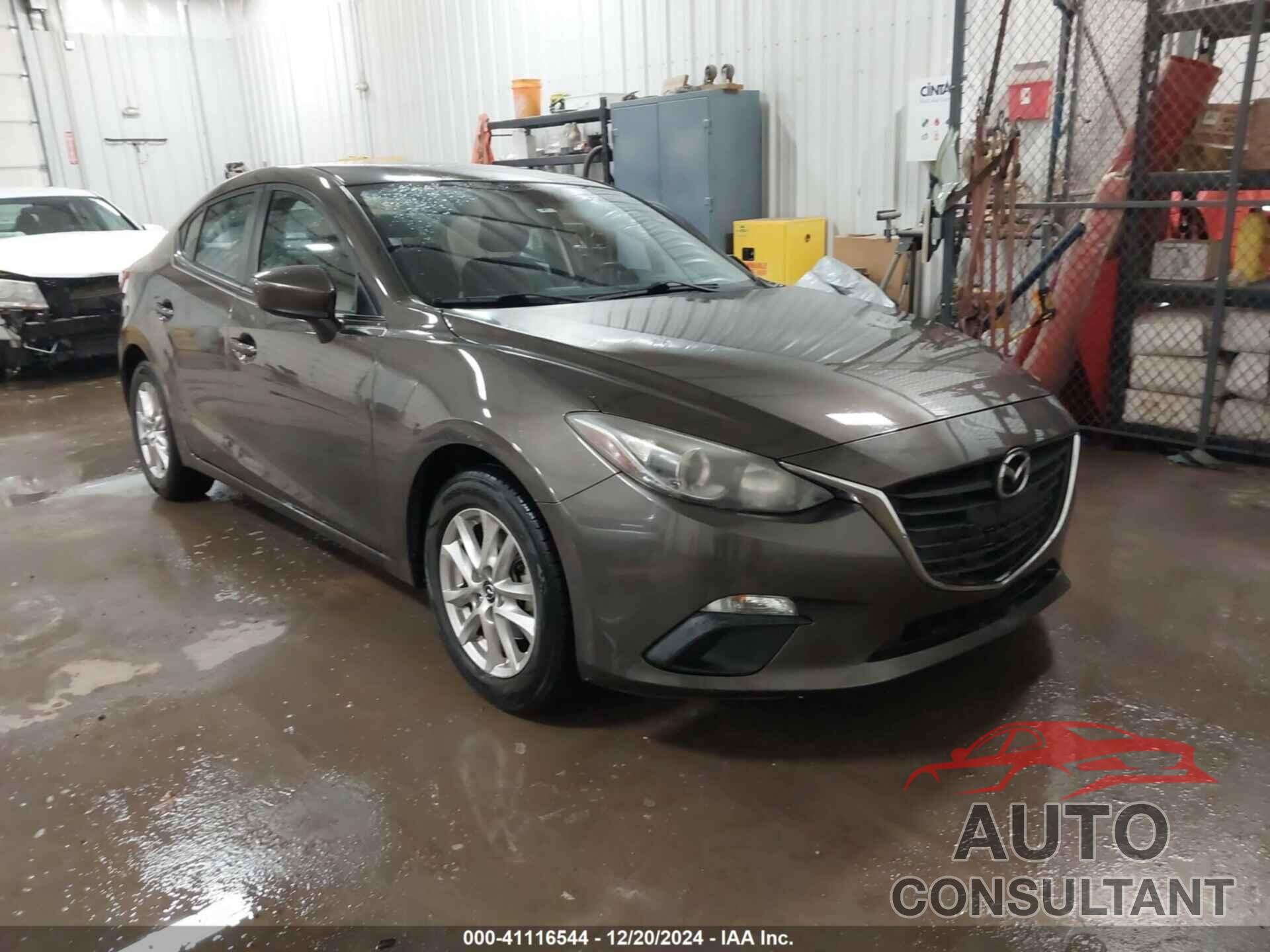 MAZDA MAZDA3 2014 - JM1BM1V70E1149387