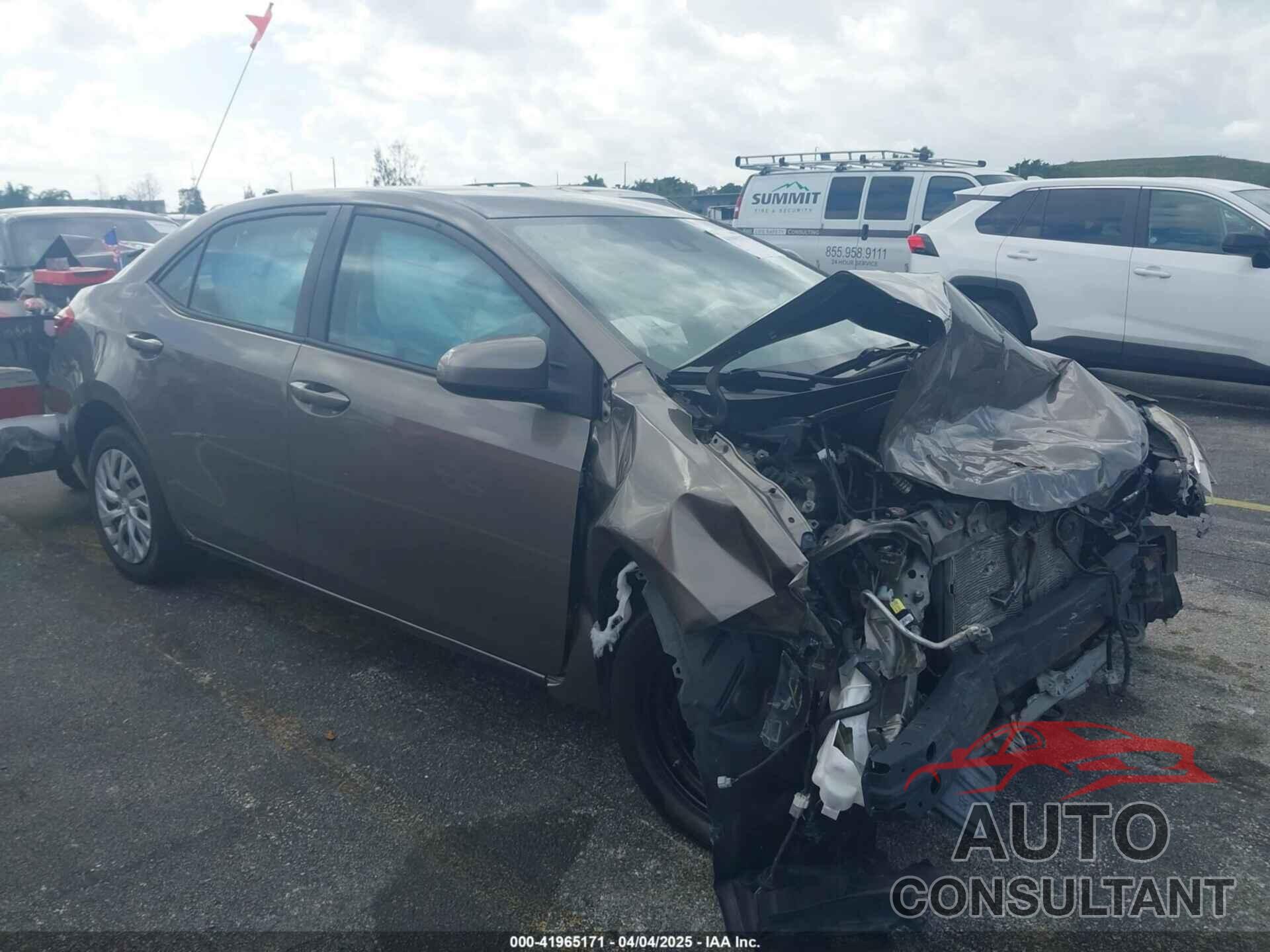 TOYOTA COROLLA 2017 - 2T1BURHE2HC846021