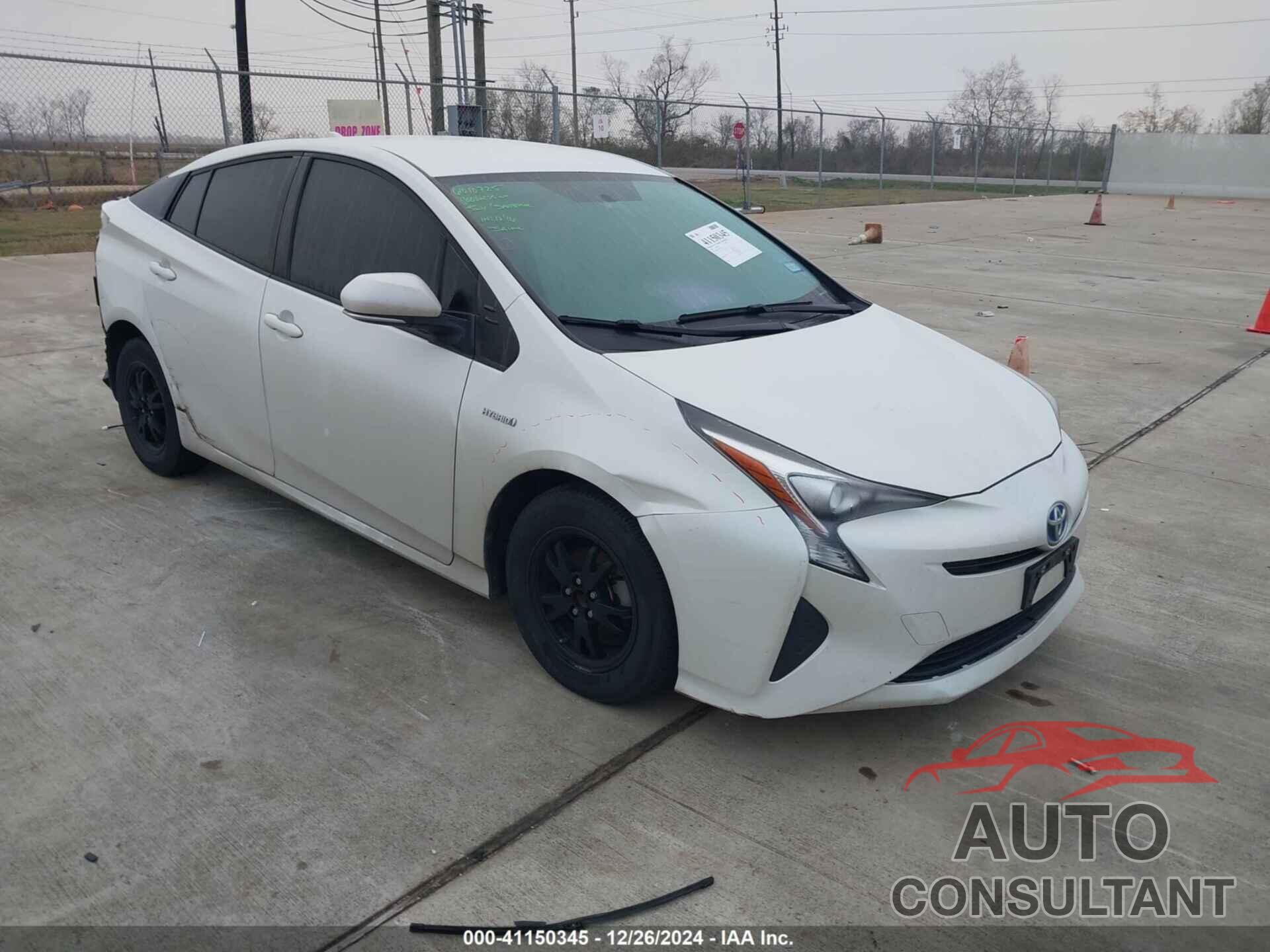 TOYOTA PRIUS 2016 - JTDKBRFU7G3012396