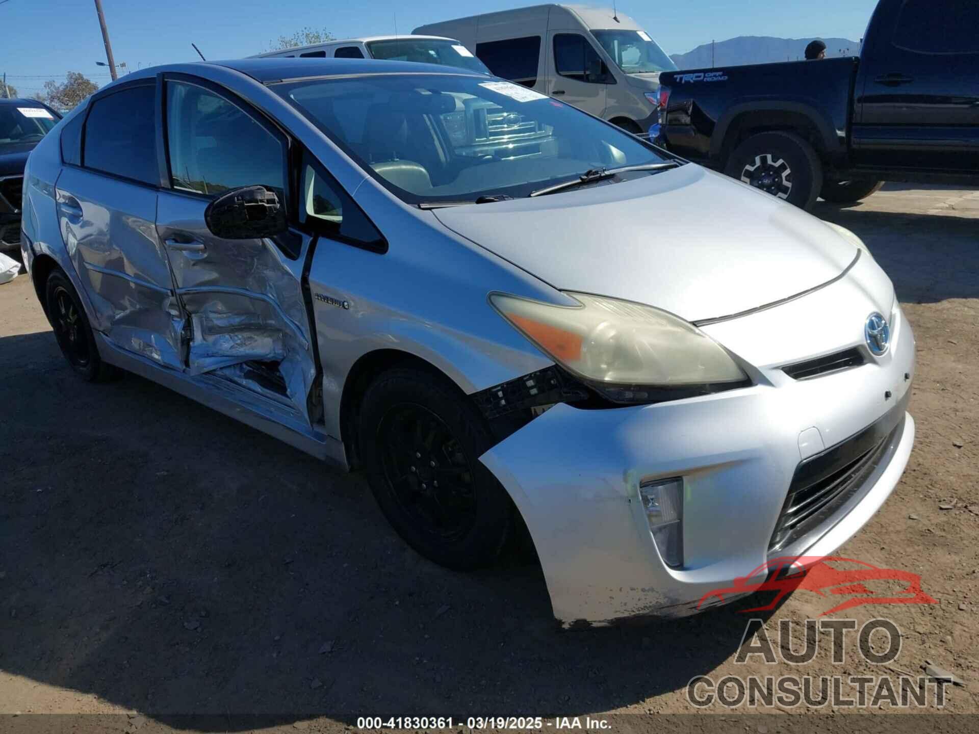 TOYOTA PRIUS 2012 - JTDKN3DU1C1608374