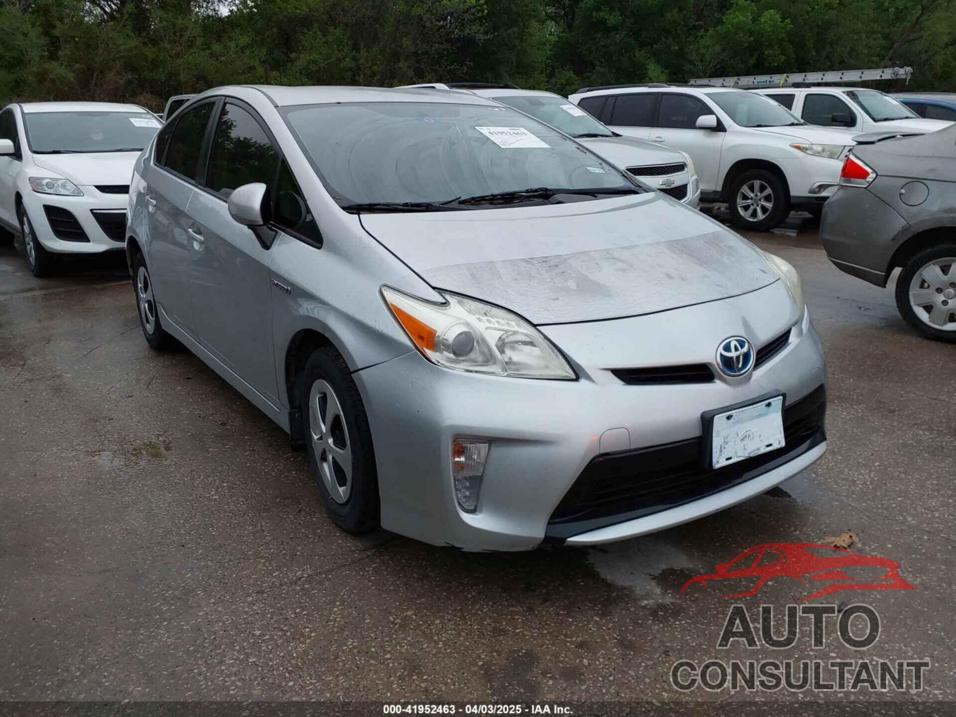 TOYOTA PRIUS 2012 - JTDKN3DUXC5512252