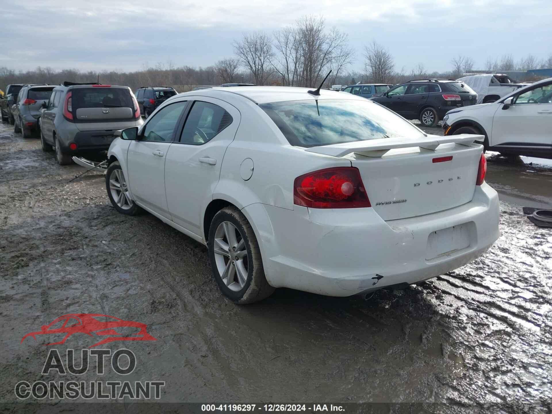 DODGE AVENGER 2012 - 1C3CDZAG3CN314979