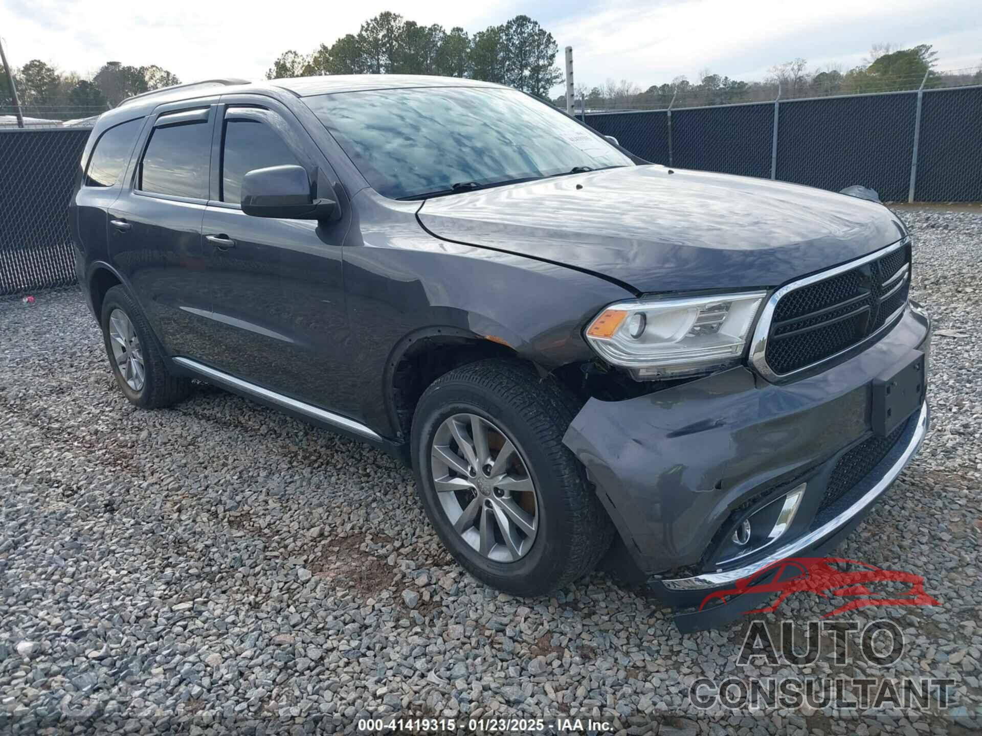 DODGE DURANGO 2017 - 1C4RDJAG5HC661076