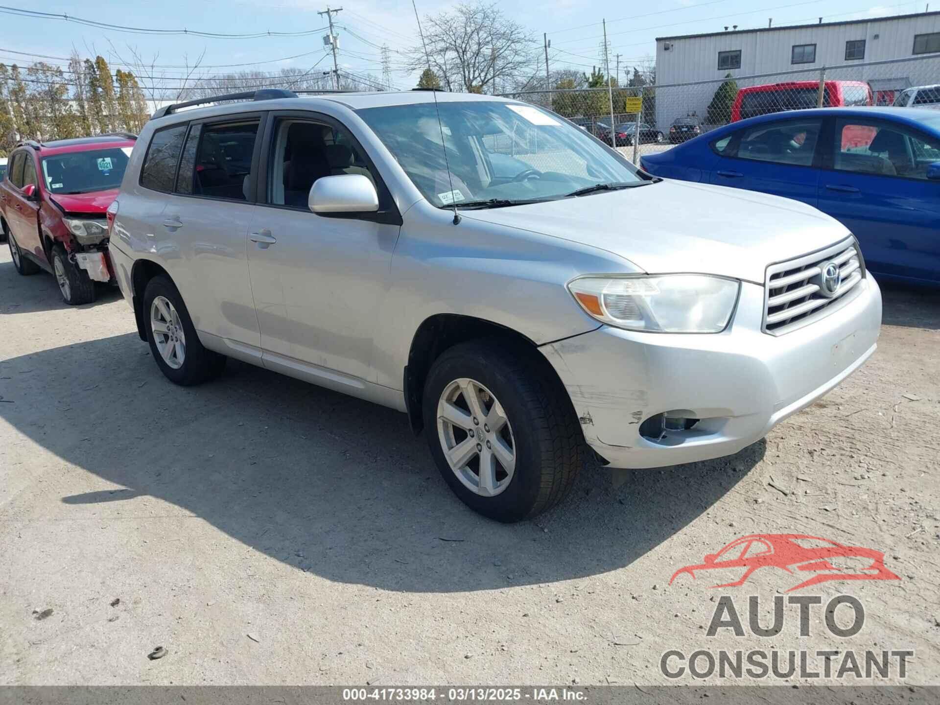 TOYOTA HIGHLANDER 2010 - 5TDBK3EH7AS027777