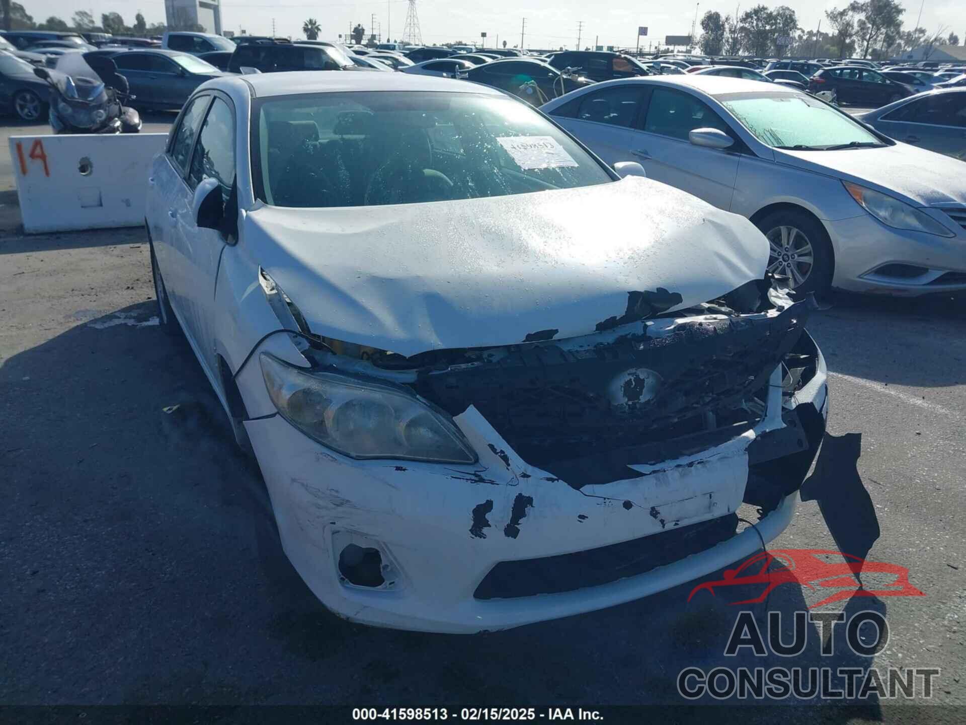 TOYOTA COROLLA 2013 - 5YFBU4EE1DP212930
