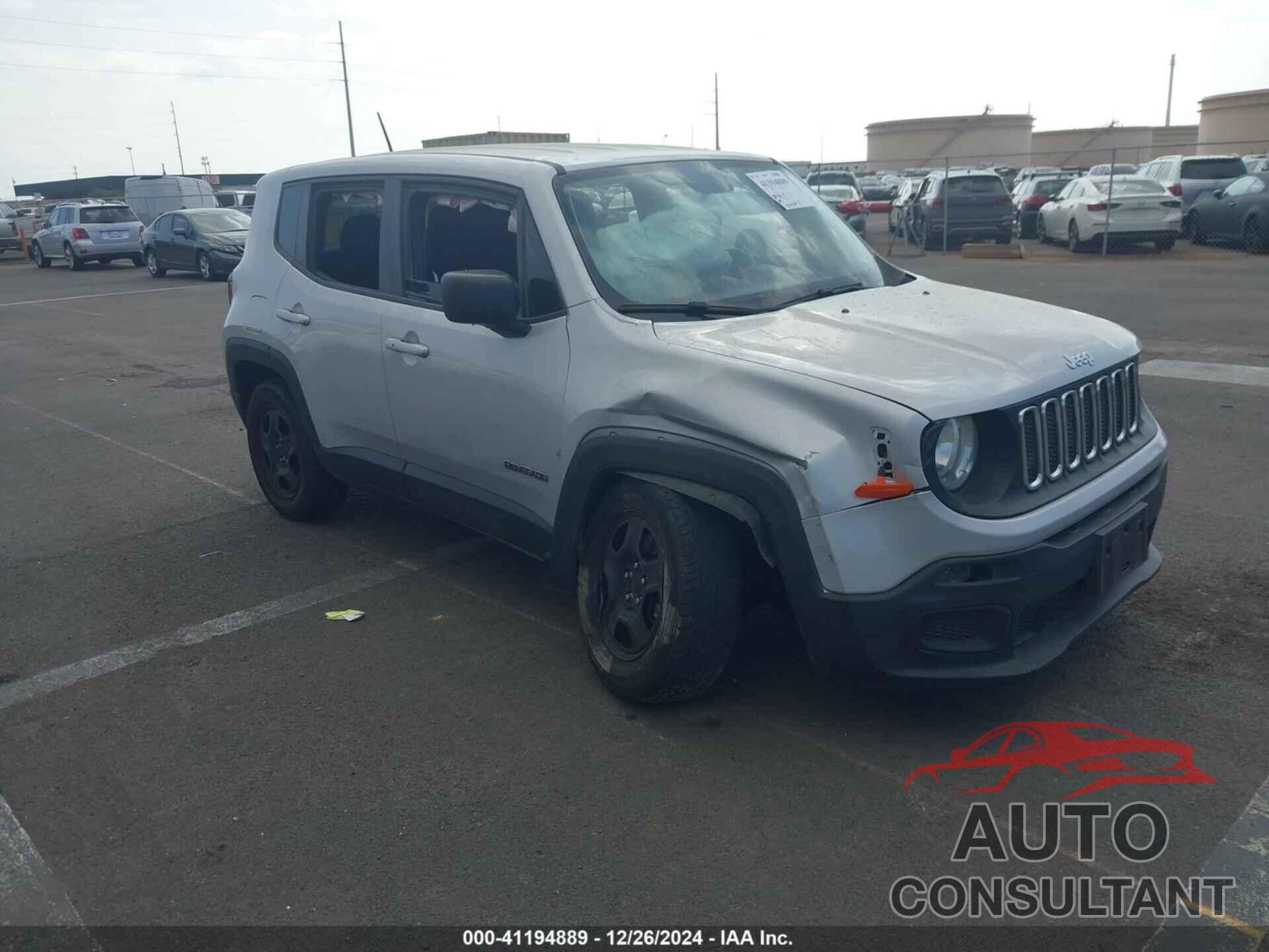 JEEP RENEGADE 2017 - ZACCJAAB1HPE83438