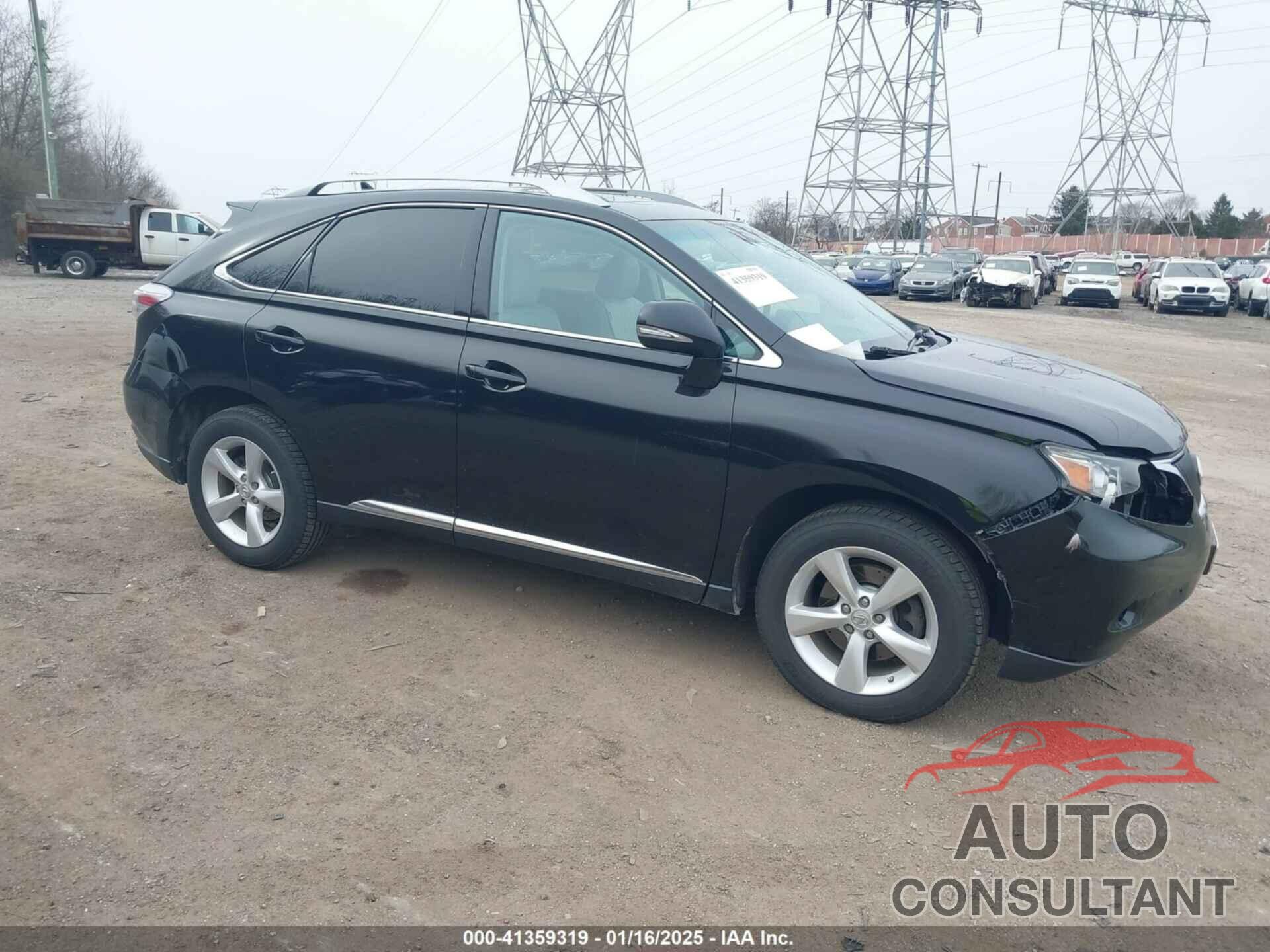 LEXUS RX 350 2011 - 2T2BK1BA4BC101383
