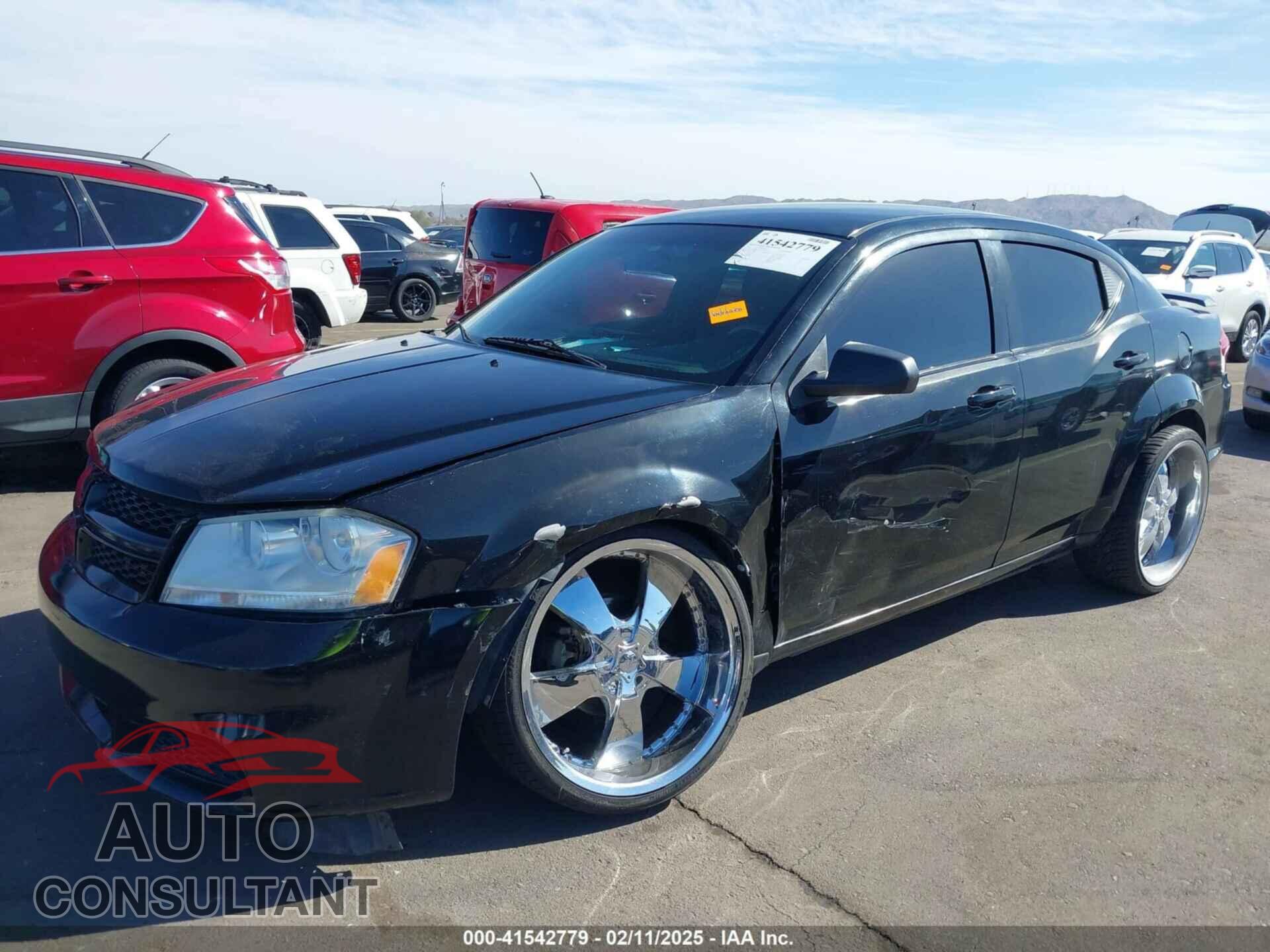 DODGE AVENGER 2012 - 1C3CDZAB9CN110224
