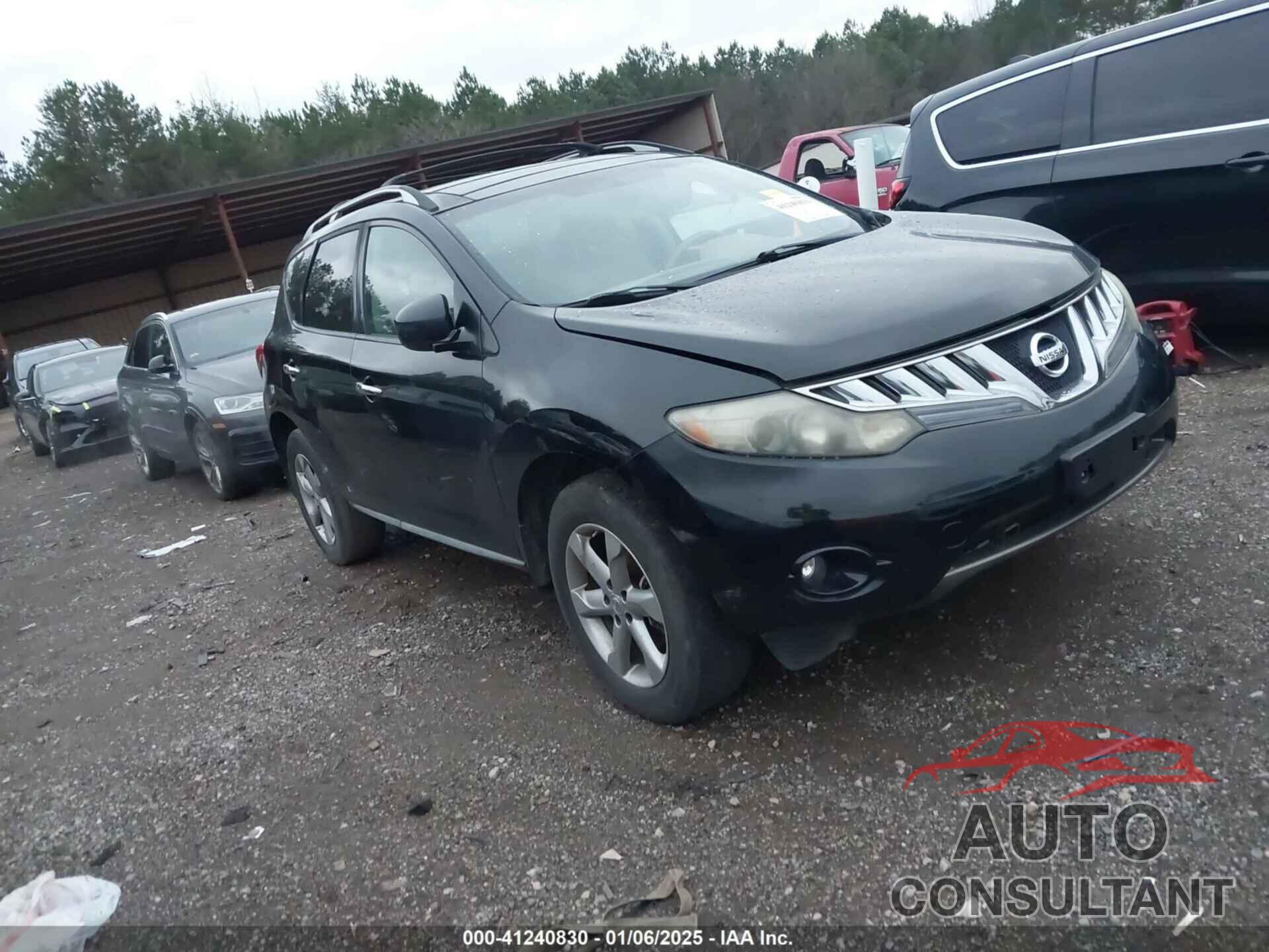 NISSAN MURANO 2009 - JN8AZ18U49W106859