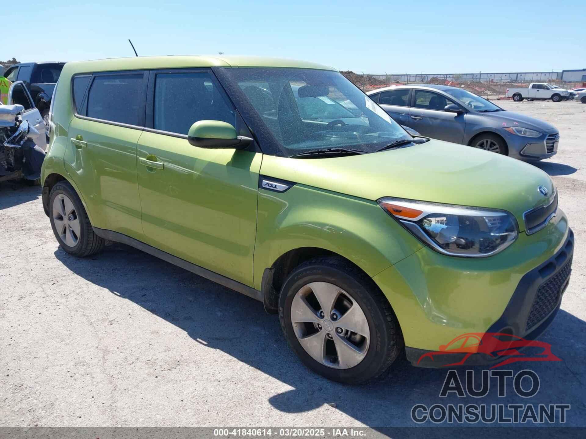 KIA SOUL 2016 - KNDJN2A23G7846996