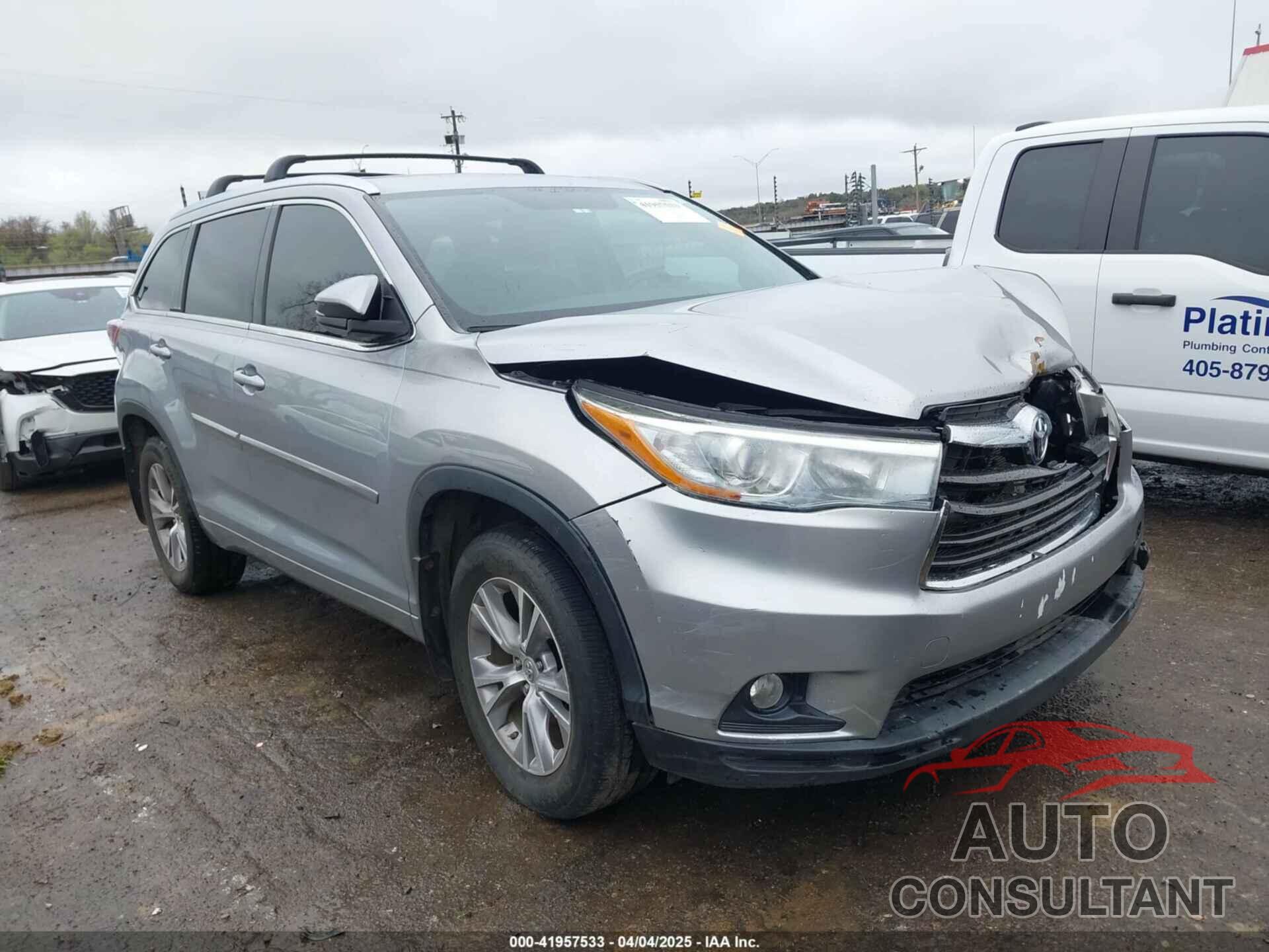 TOYOTA HIGHLANDER 2015 - 5TDKKRFHXFS113383