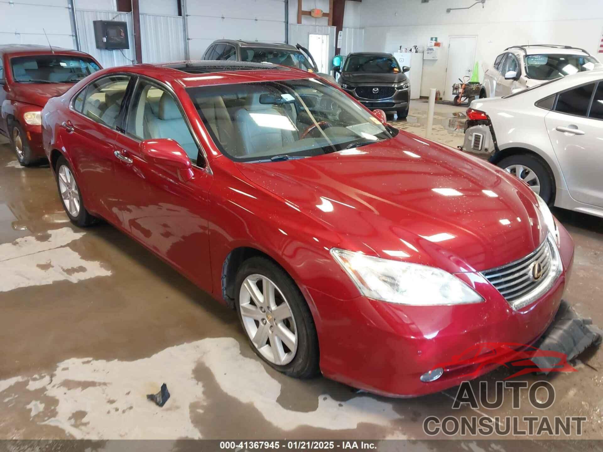 LEXUS ES 350 2009 - JTHBJ46G492310279