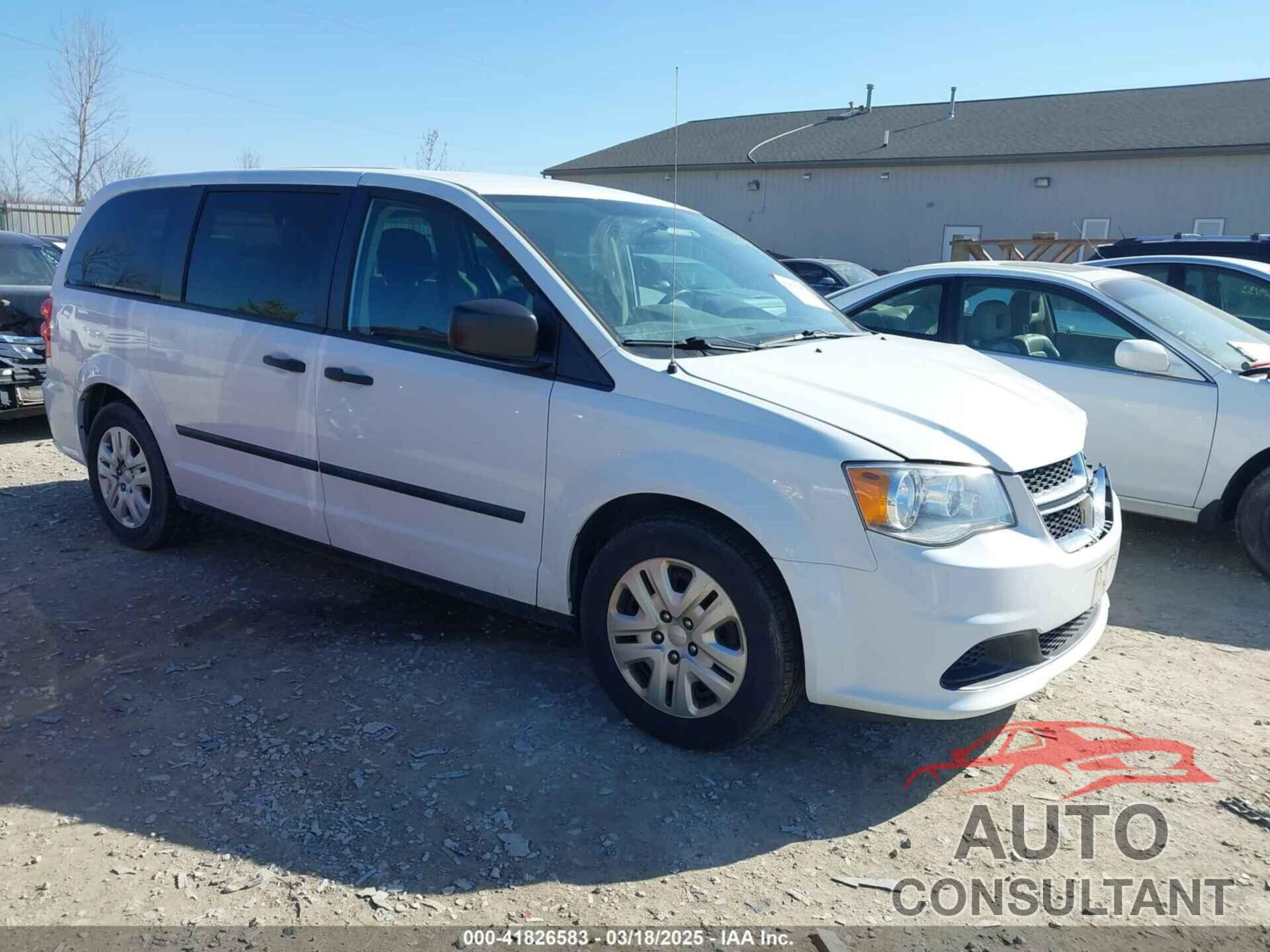 DODGE GRAND CARAVAN 2016 - 2C4RDGBG1GR256002