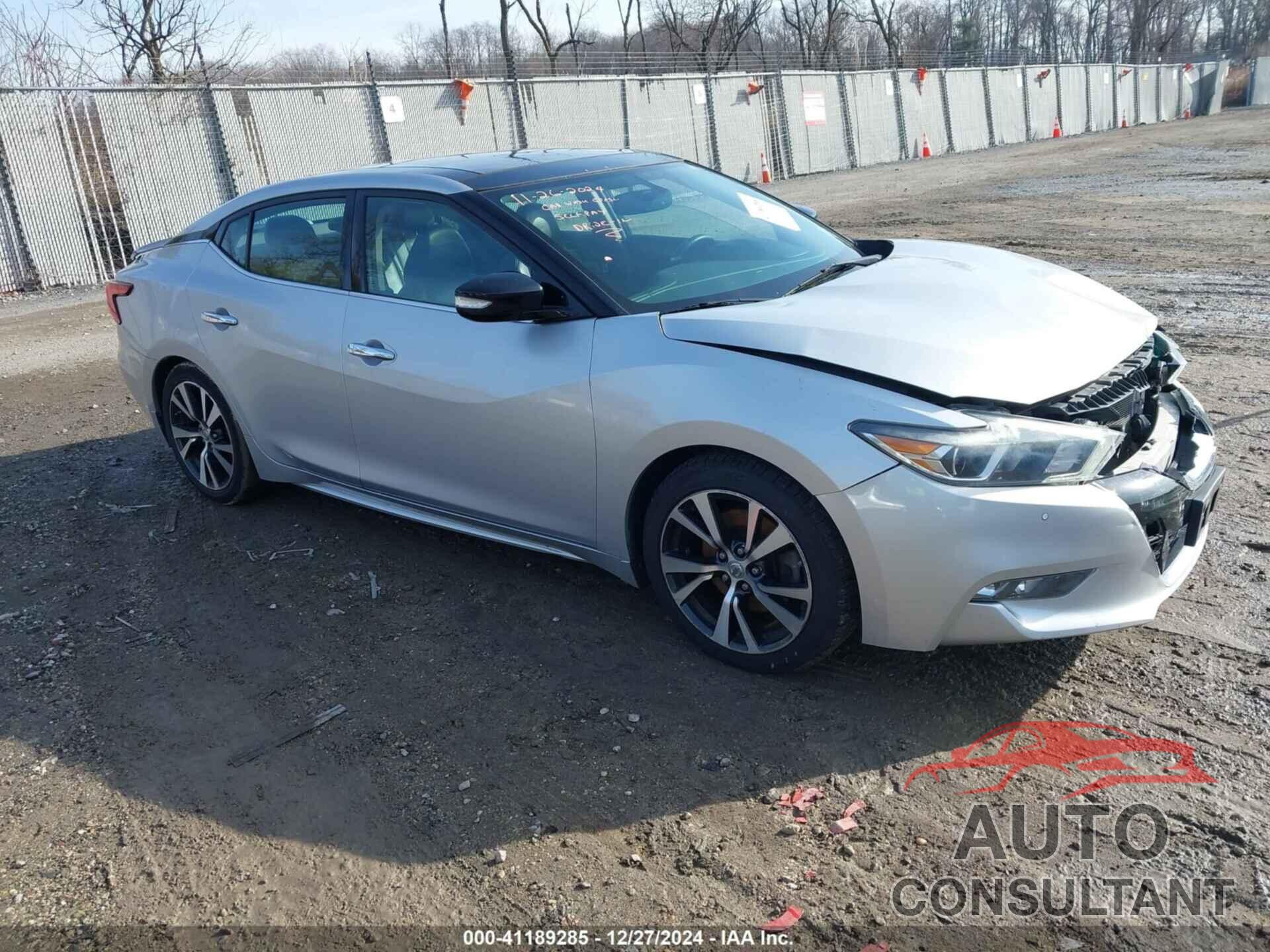 NISSAN MAXIMA 2016 - 1N4AA6AP3GC392003