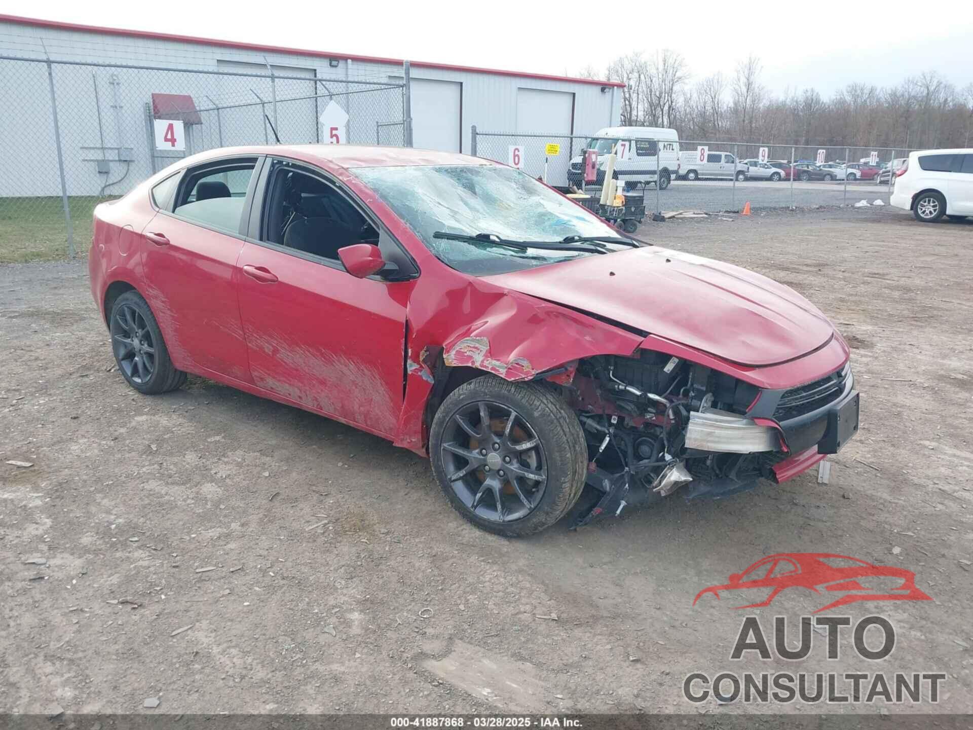 DODGE DART 2016 - 1C3CDFBB8GD592337