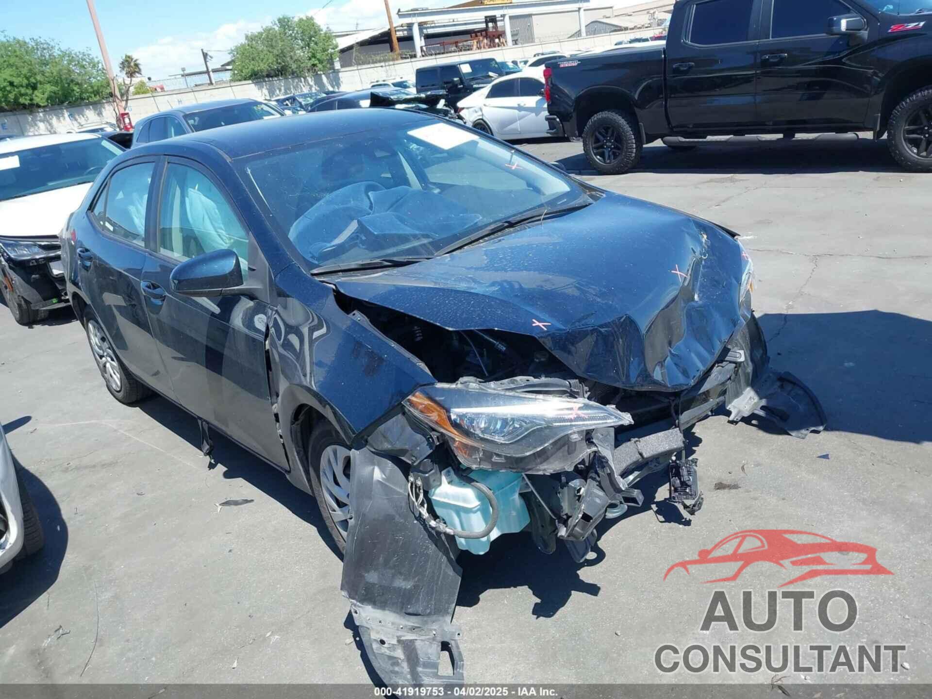 TOYOTA COROLLA 2019 - 2T1BURHE7KC149337