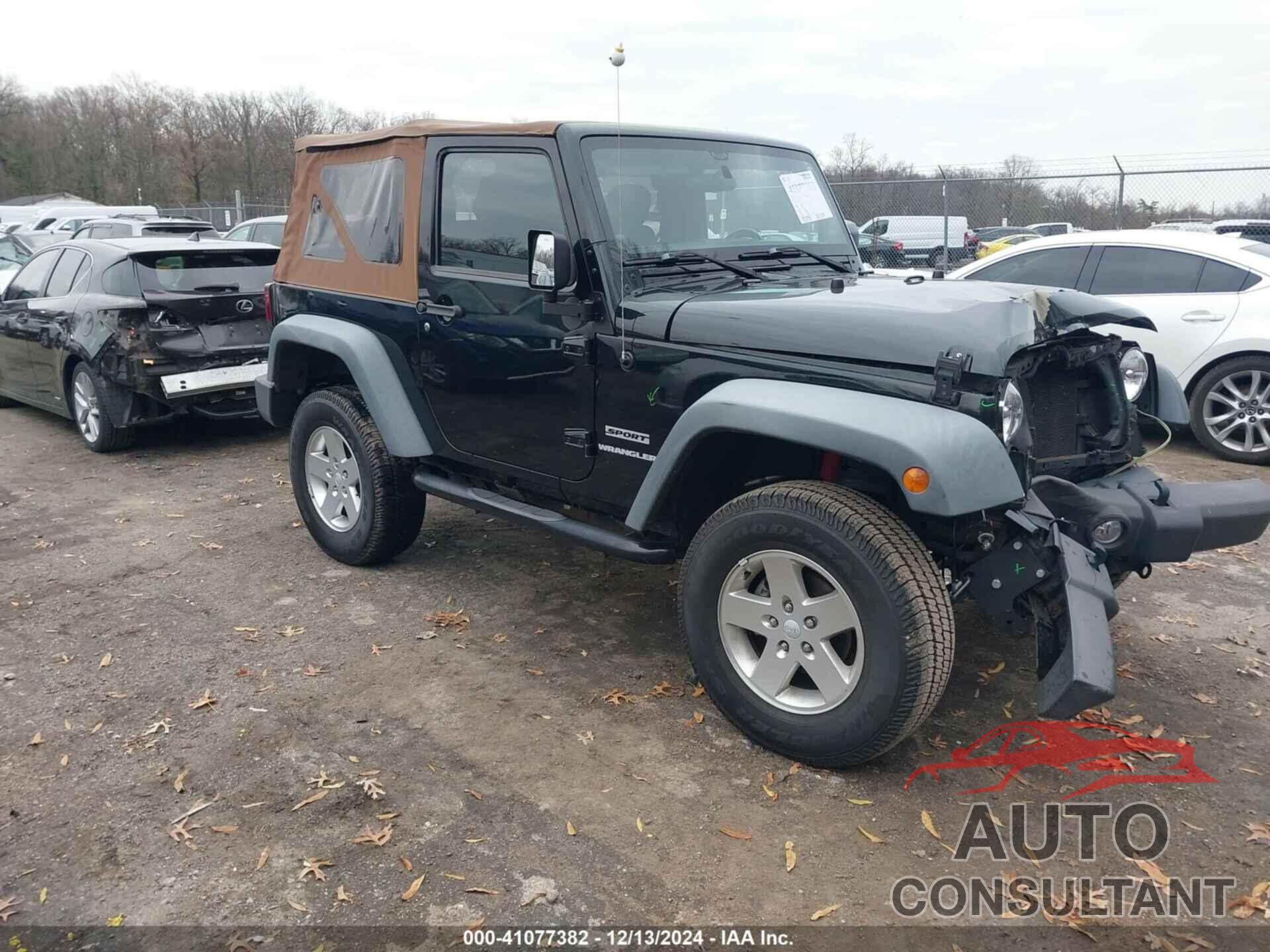 JEEP WRANGLER 2012 - 1C4AJWAGXCL163564