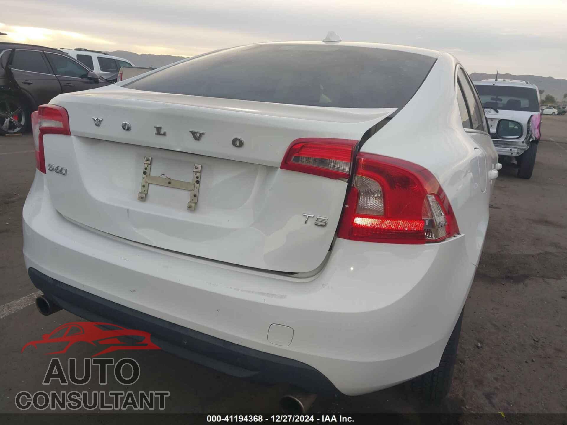 VOLVO S60 2013 - YV1612FS5D2199126