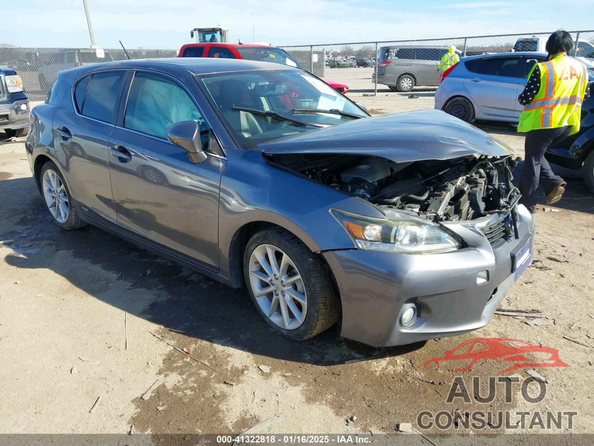 LEXUS CT 200H 2013 - JTHKD5BHXD2172851