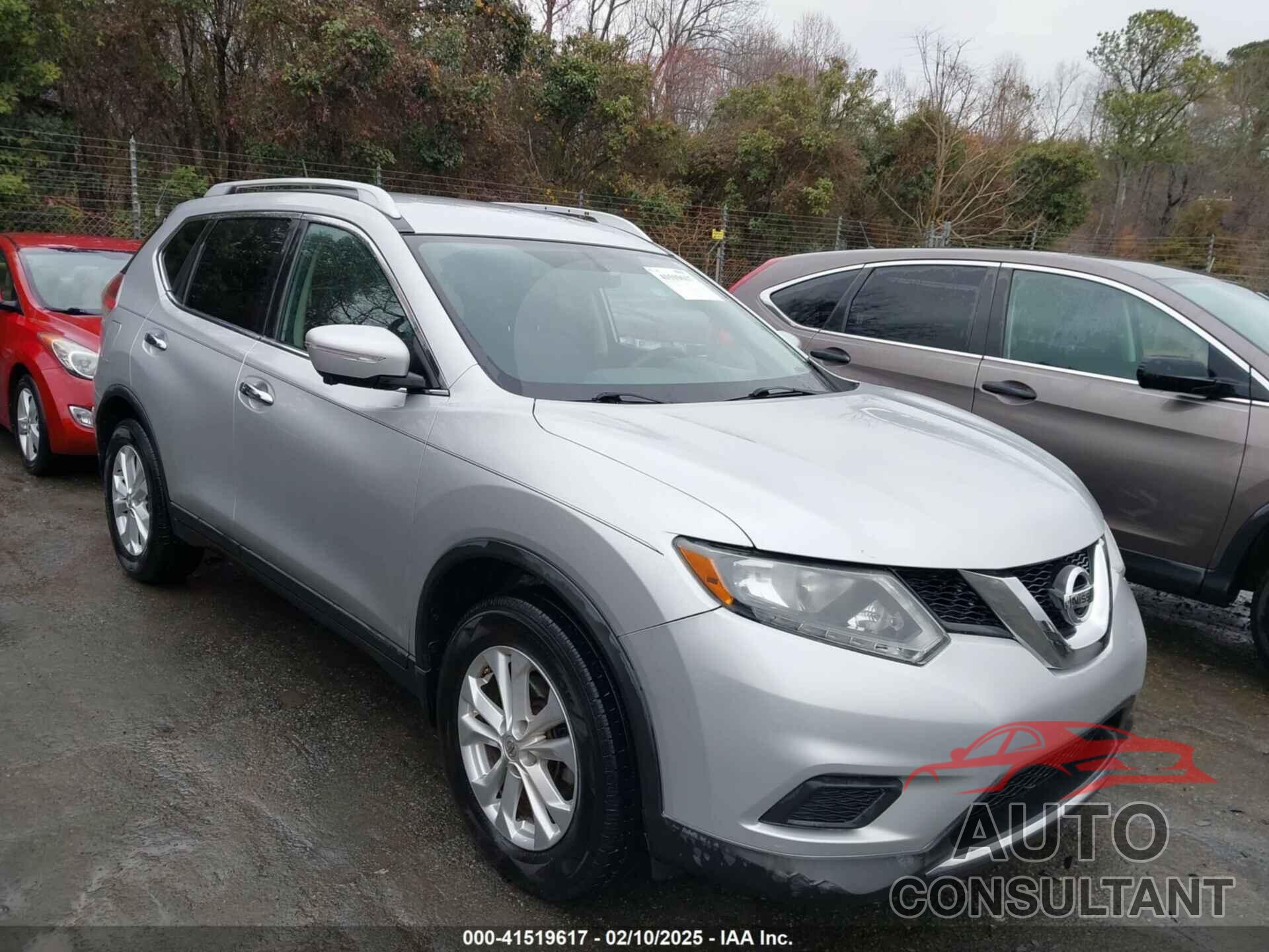 NISSAN ROGUE 2015 - KNMAT2MT6FP515466