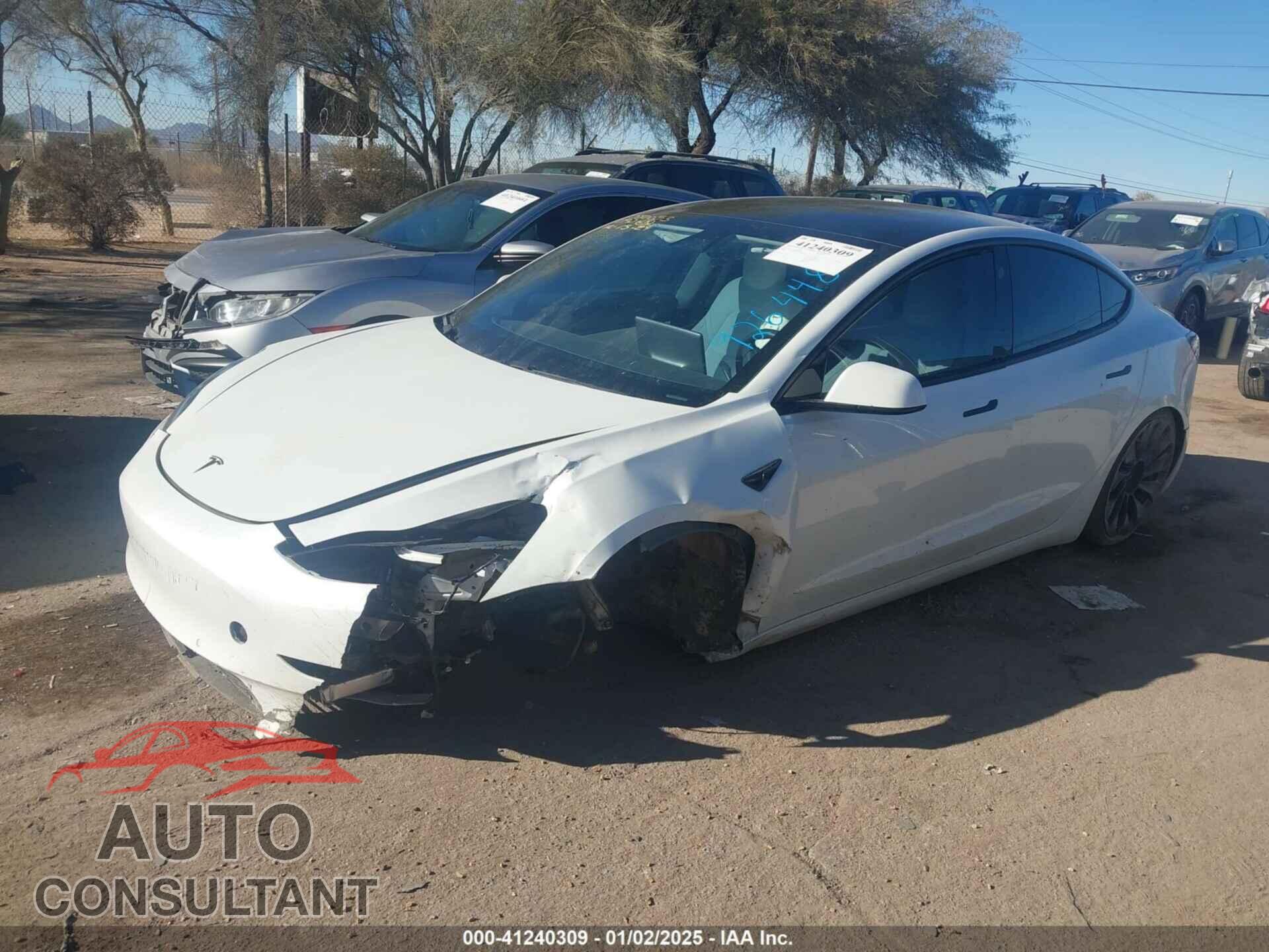TESLA MODEL 3 2021 - 5YJ3E1EC6MF926448