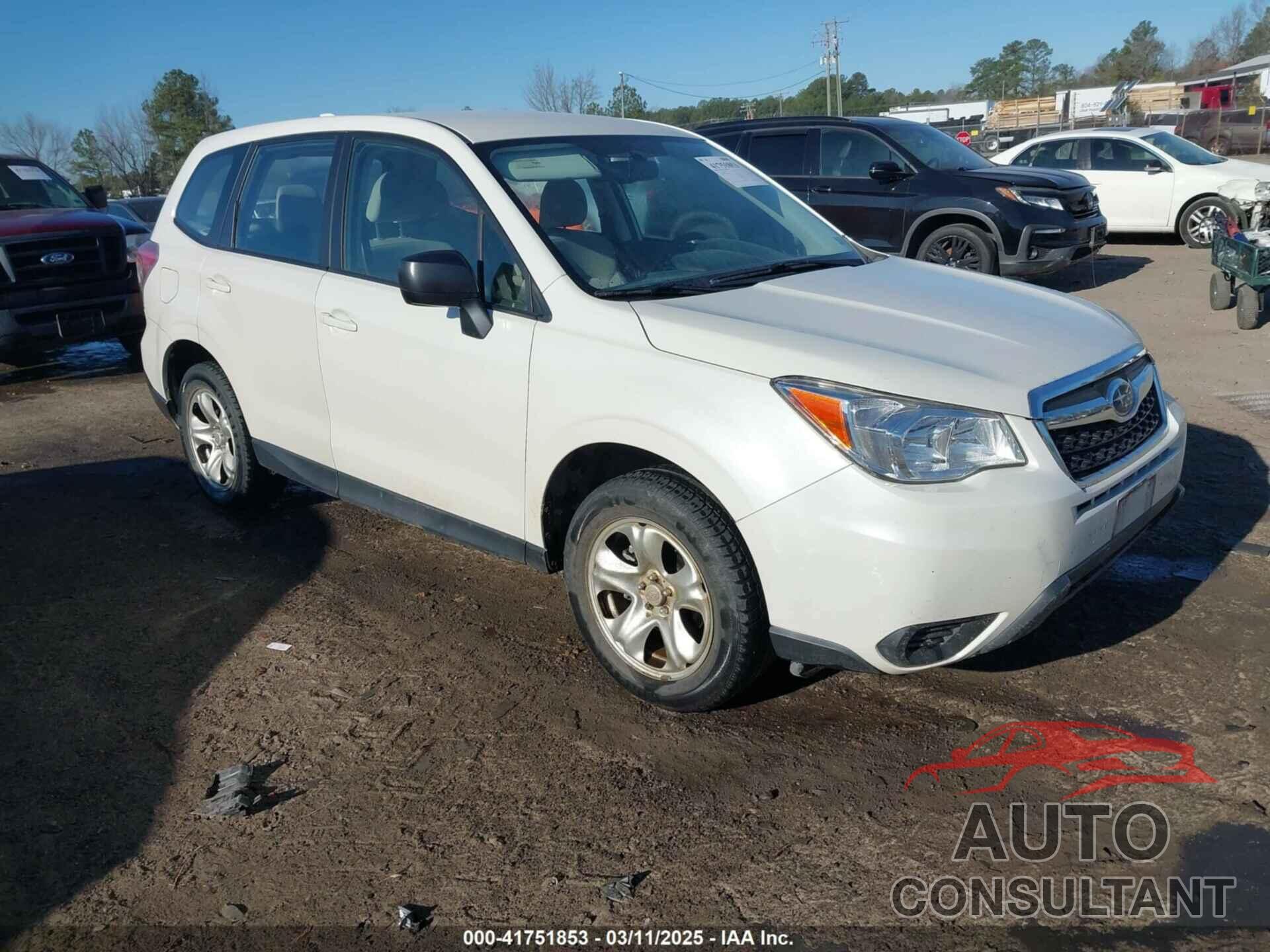 SUBARU FORESTER 2016 - JF2SJAAC9GG419620