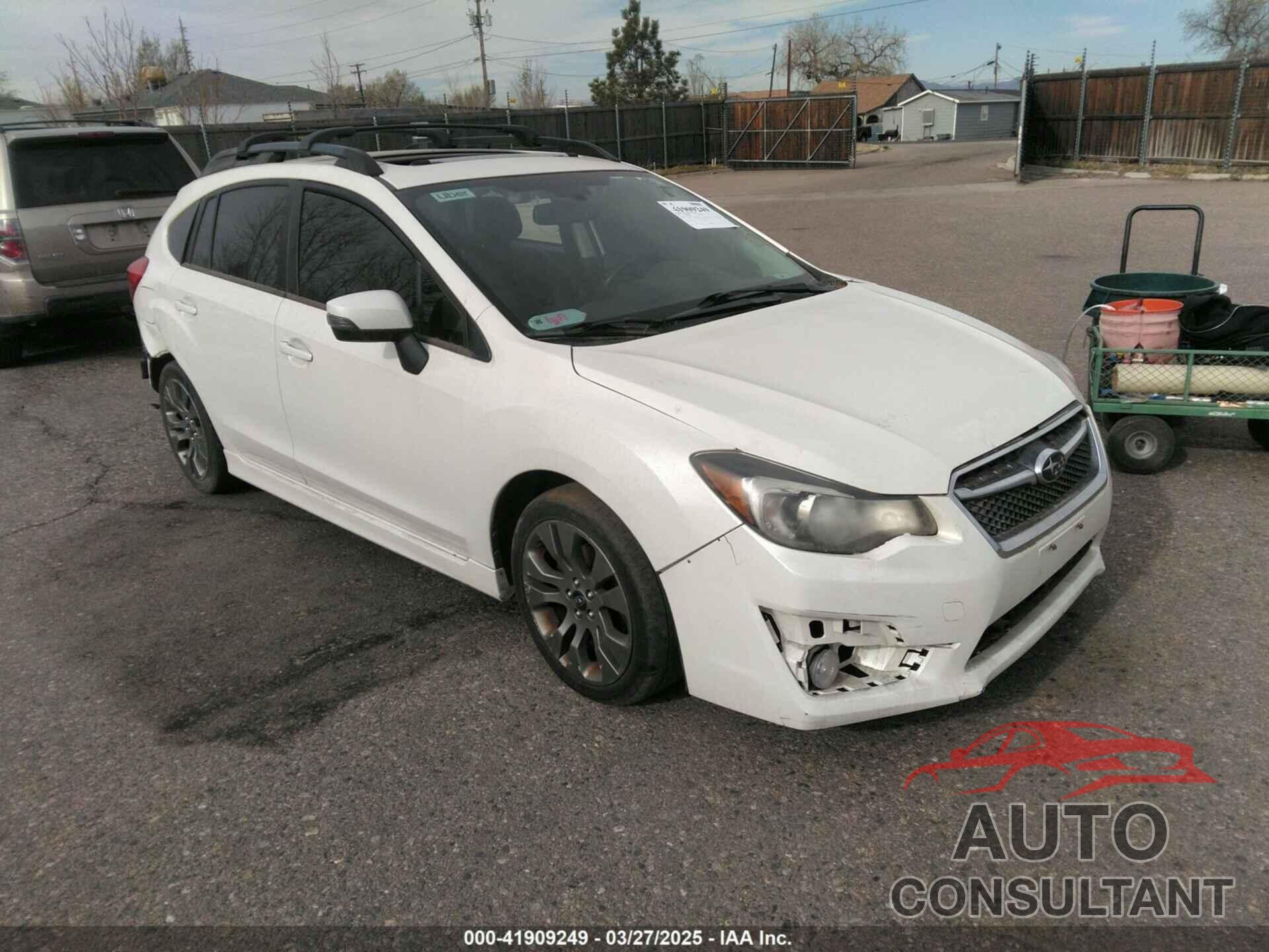 SUBARU IMPREZA 2015 - JF1GPAZ62F8229822