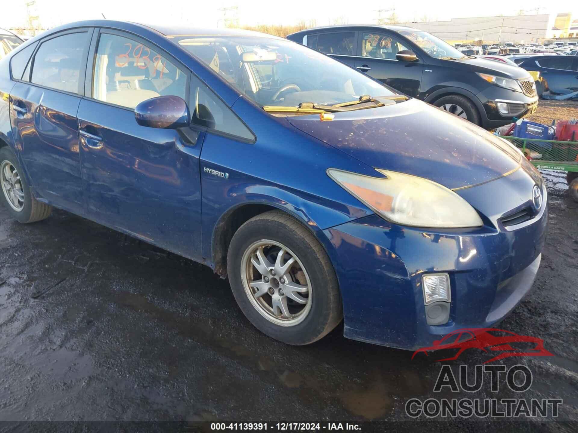 TOYOTA PRIUS 2010 - JTDKN3DUXA1217379