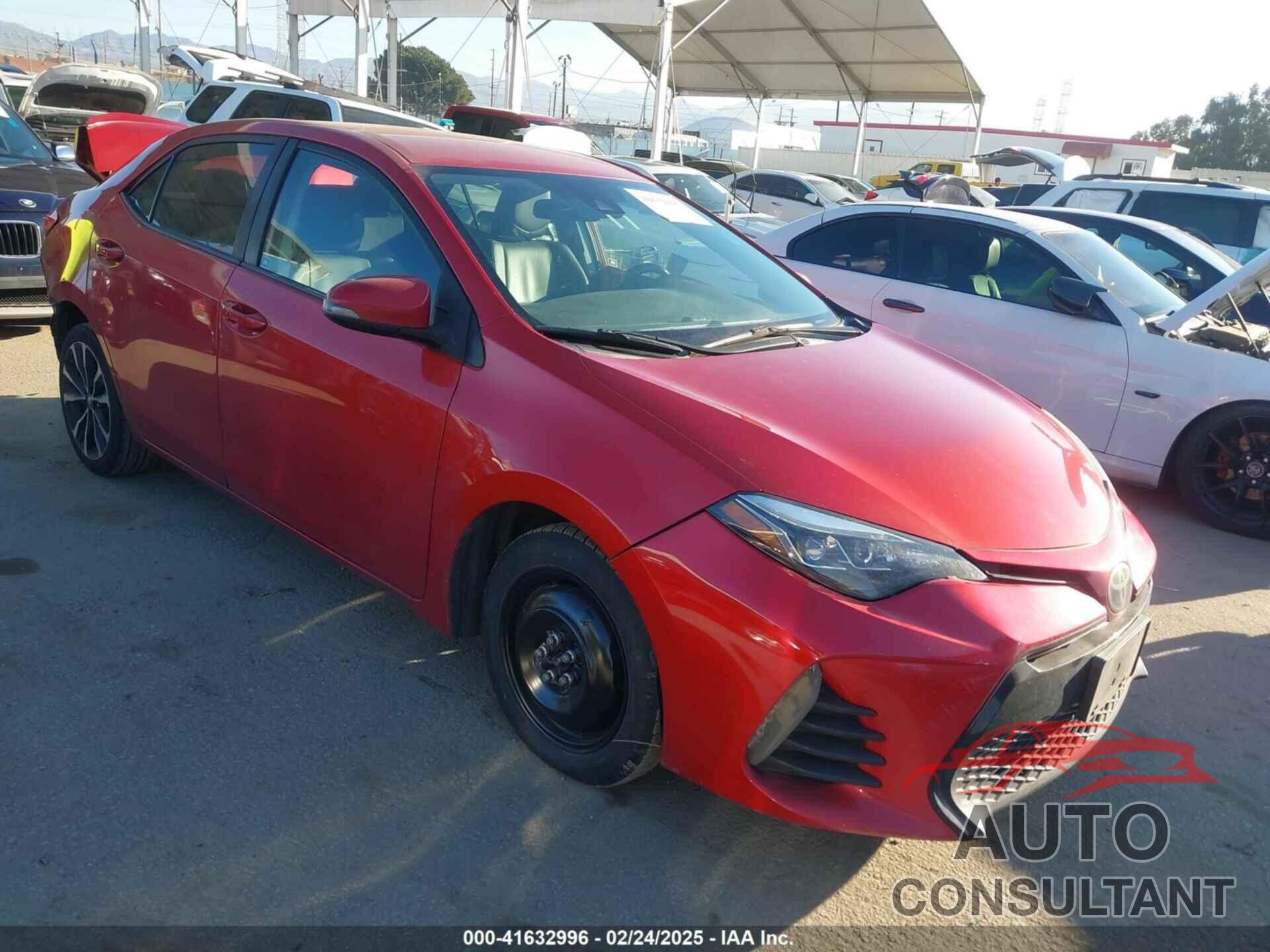 TOYOTA COROLLA 2019 - 5YFBURHE7KP914837