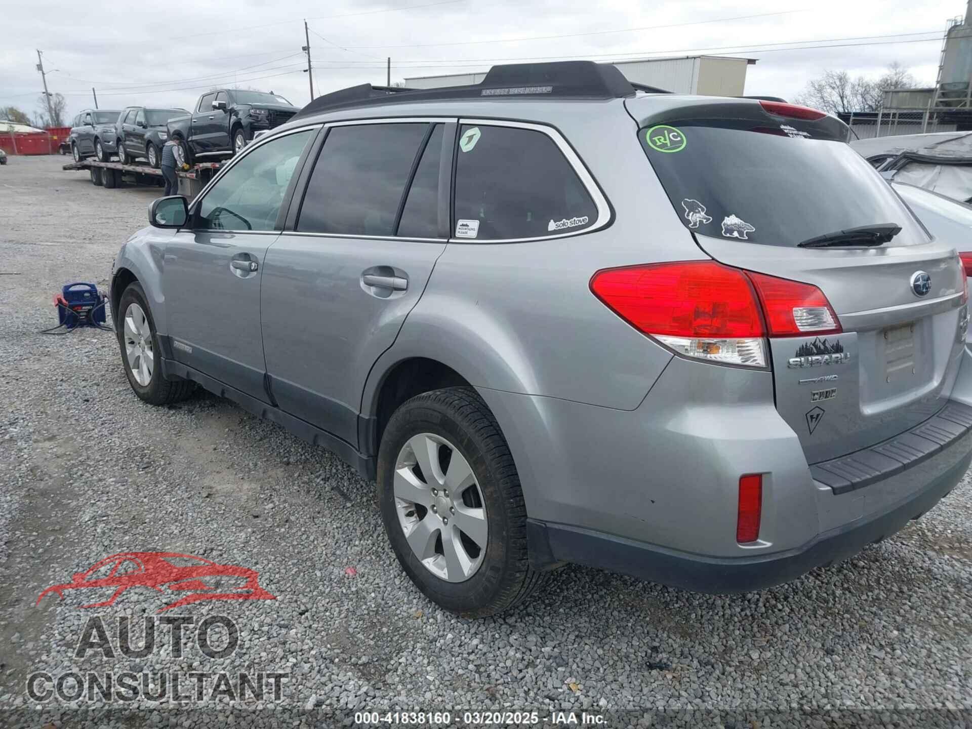 SUBARU OUTBACK 2011 - 4S4BRBCC8B3448144