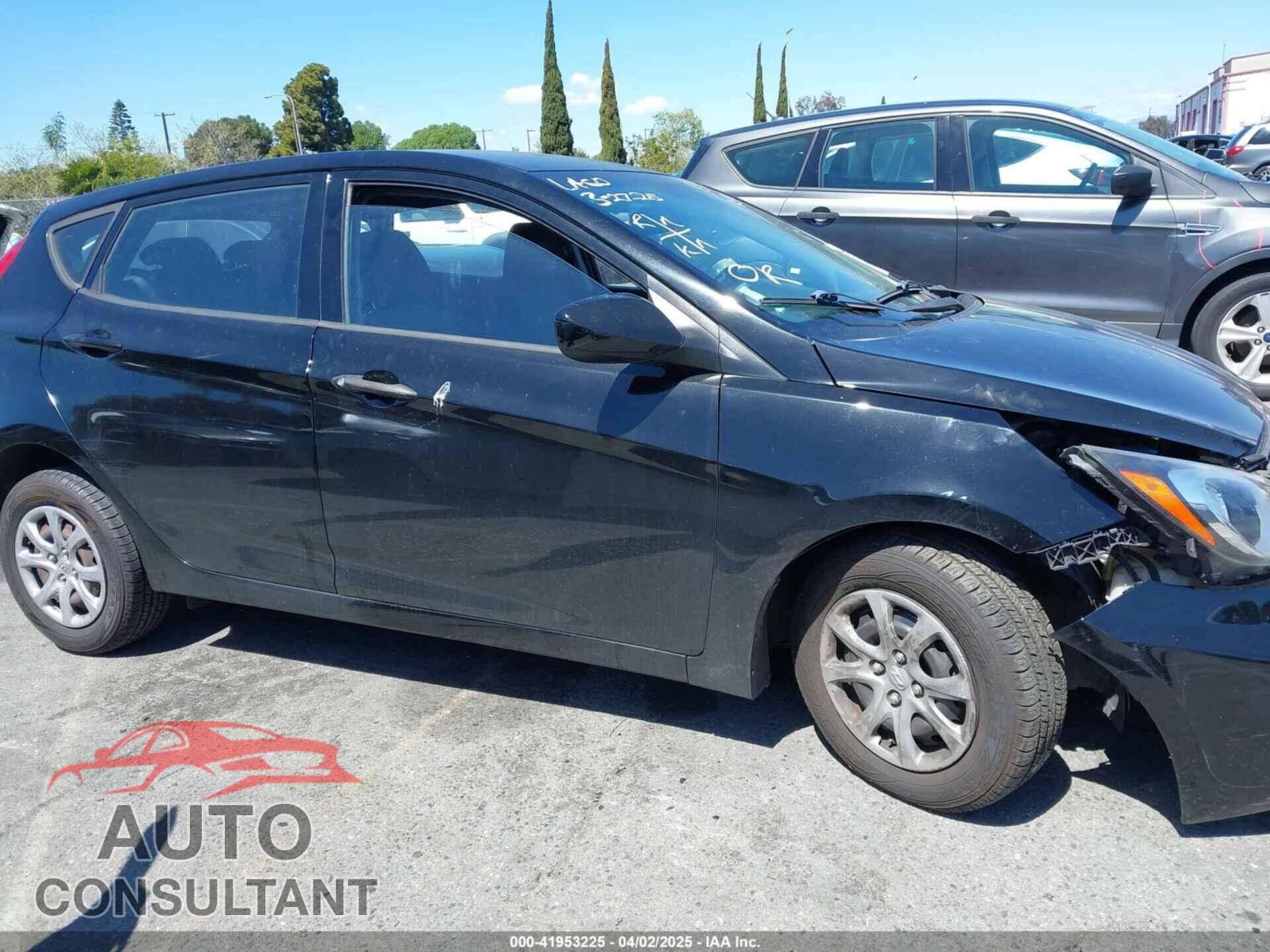 HYUNDAI ACCENT 2012 - KMHCT5AE9CU045667