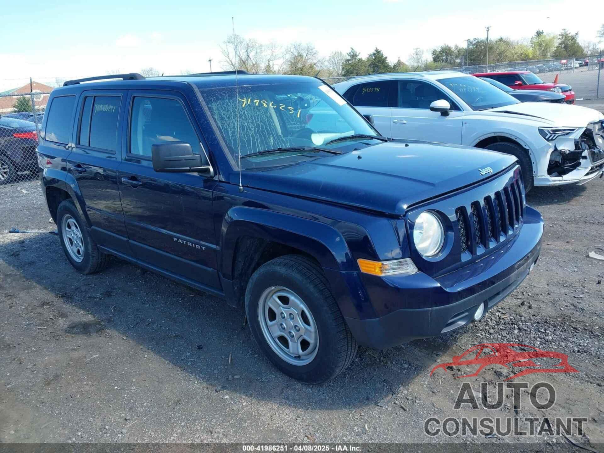 JEEP PATRIOT 2017 - 1C4NJRBB7HD144753